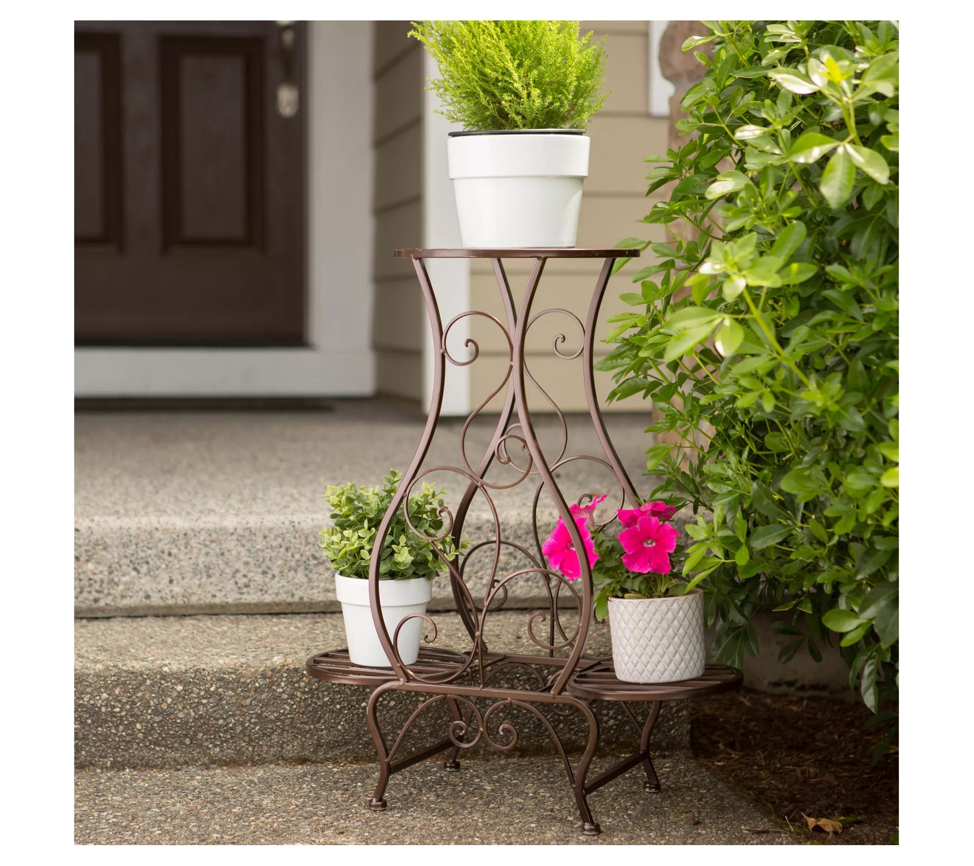 Zingz & Thingz Hourglass Triple Plant Stand