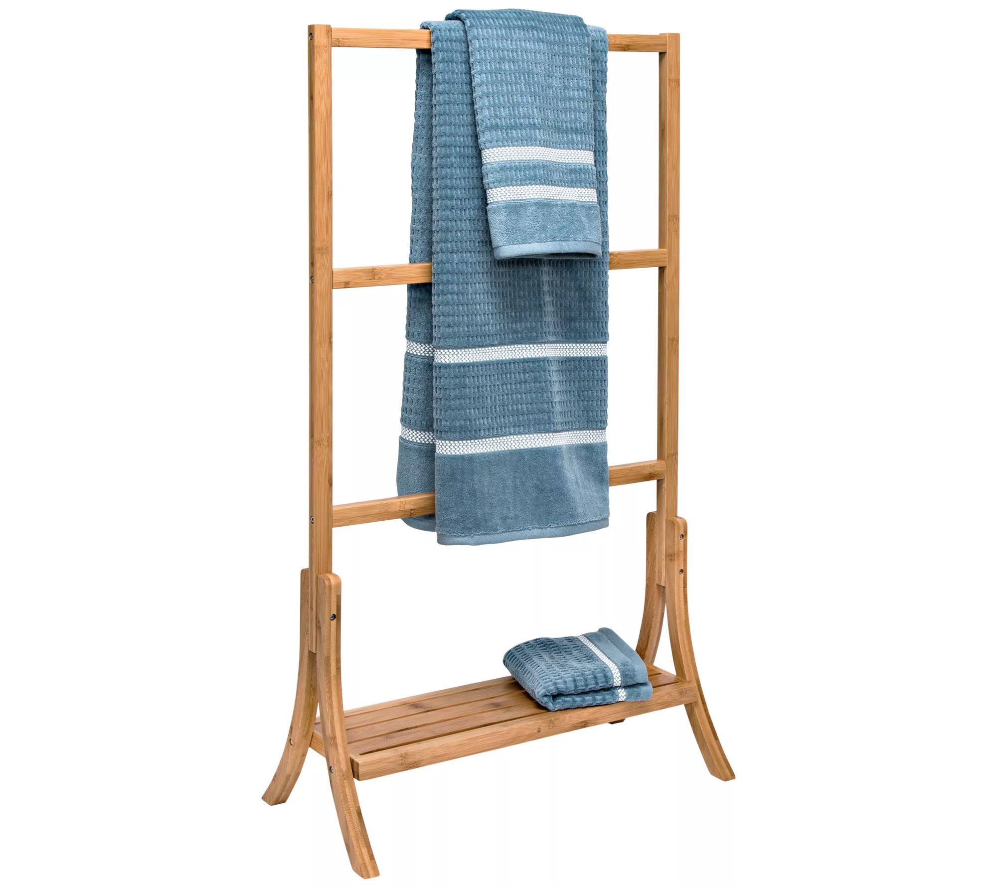 HoneyCanDo Bamboo Towel Rail