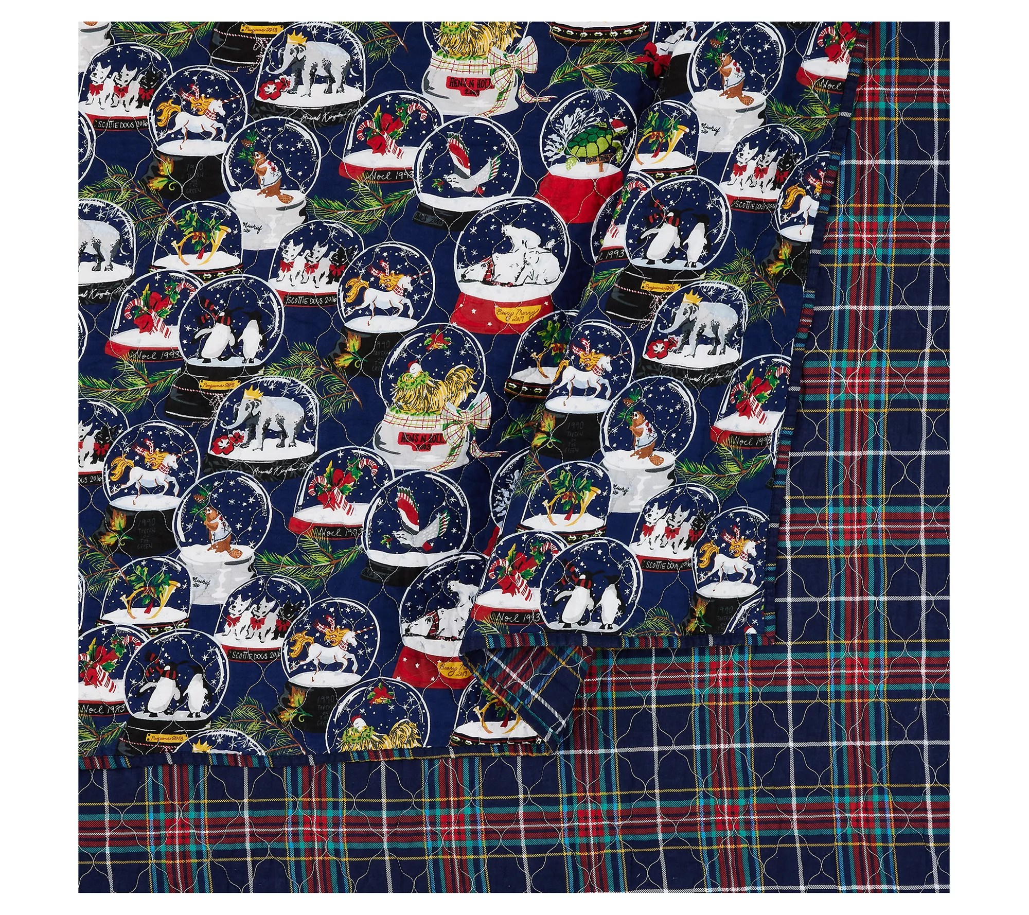 Snow Globes 3Piece Full/Queen Quilt Set