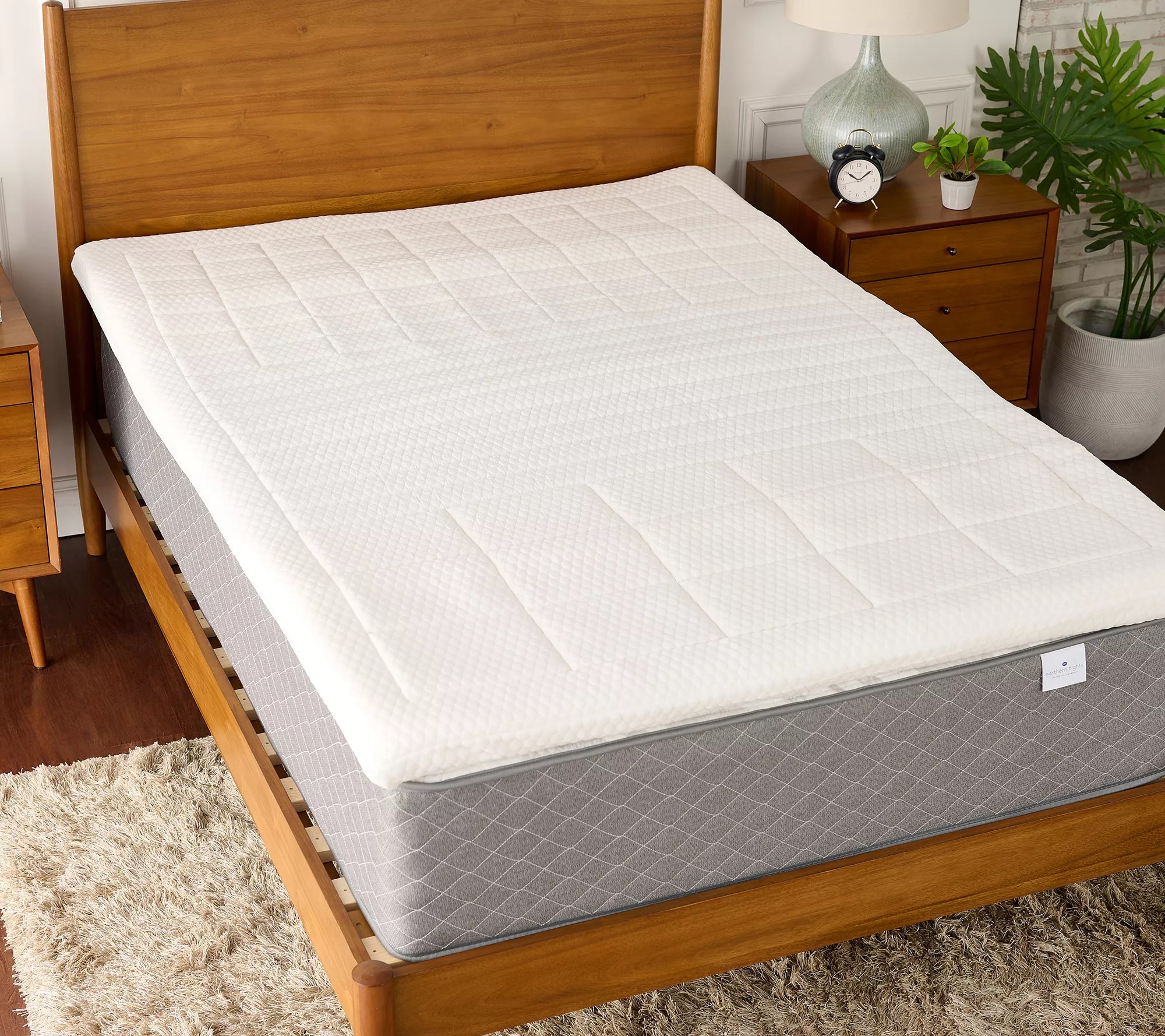Northern Nights 3" Zoned Memory Foam Mattress Topper Twin