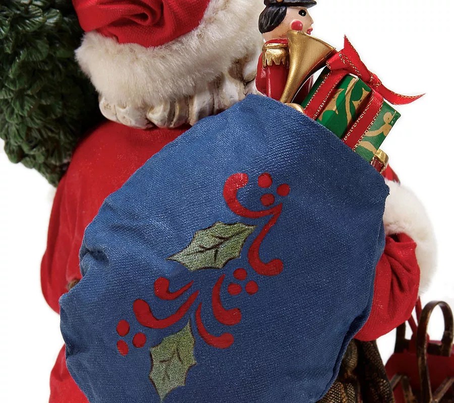 Jim Shore Heartwood Creek Santa with Christmas Gifts