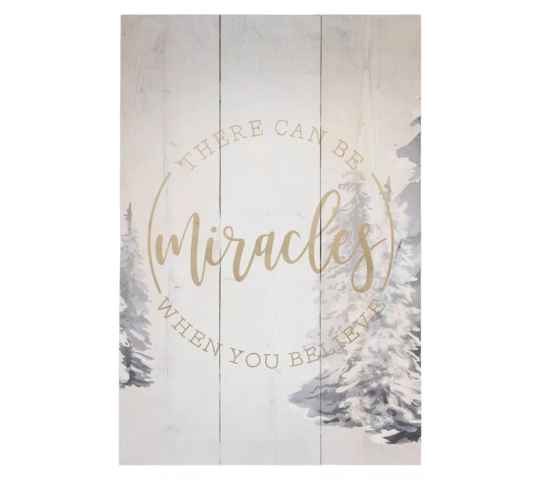 Miracles Rustic Pallet By Sincere Surroundings