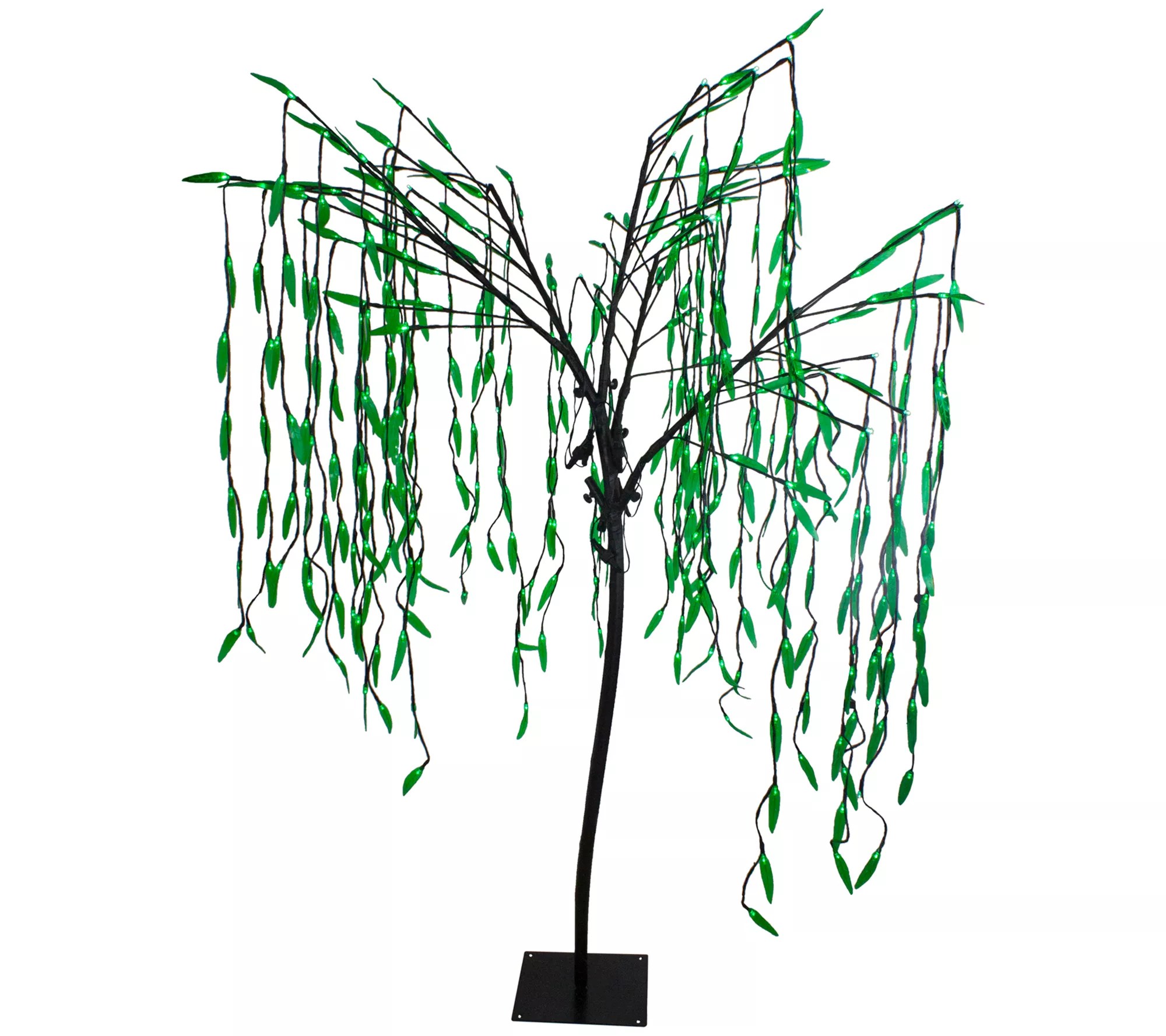 Northlight 6' Willow Tree Outdoor Decor GreenLED Lights