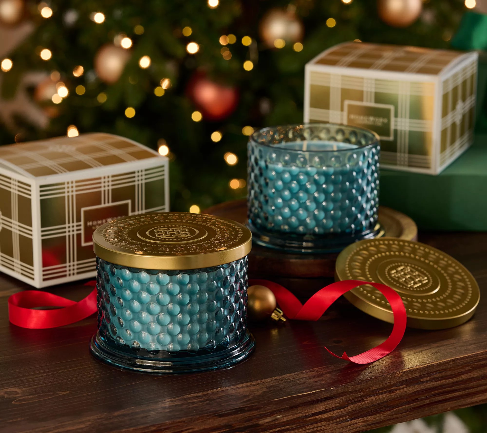 HomeWorx by Slatkin & Co. S/2 14oz Candles Winter Walk