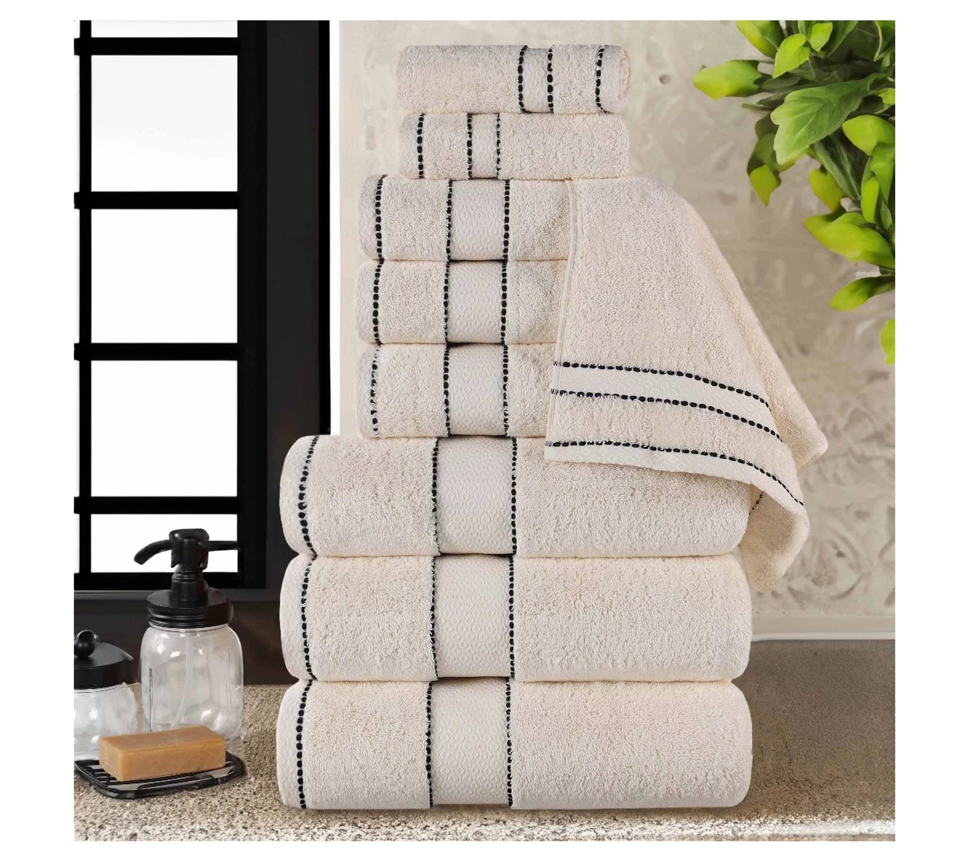 Superior Niles Egyptian Giza Cotton UltraPlush9PC Towel Set
