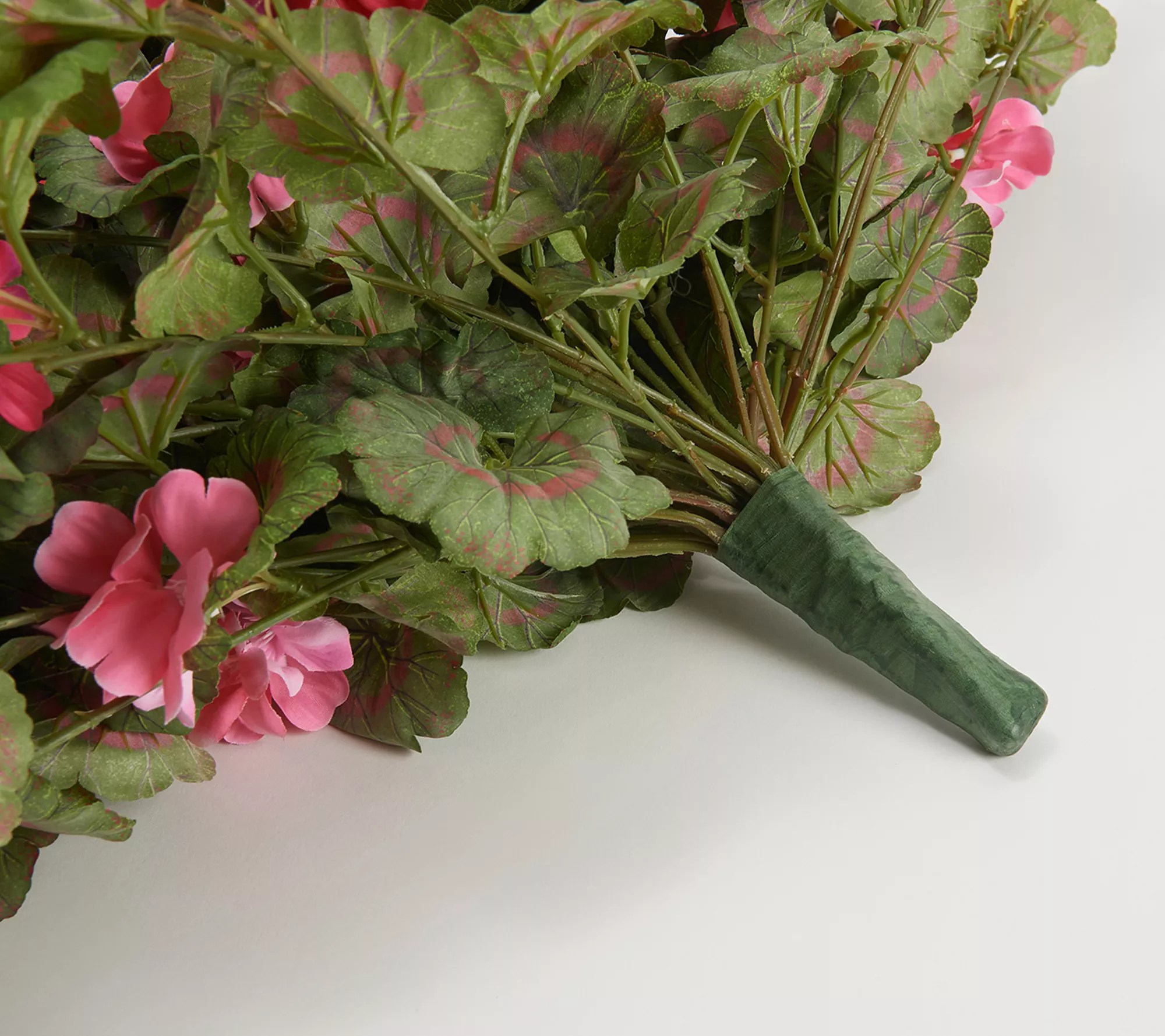 Geranium Faux Floral Urn Filler by Valerie