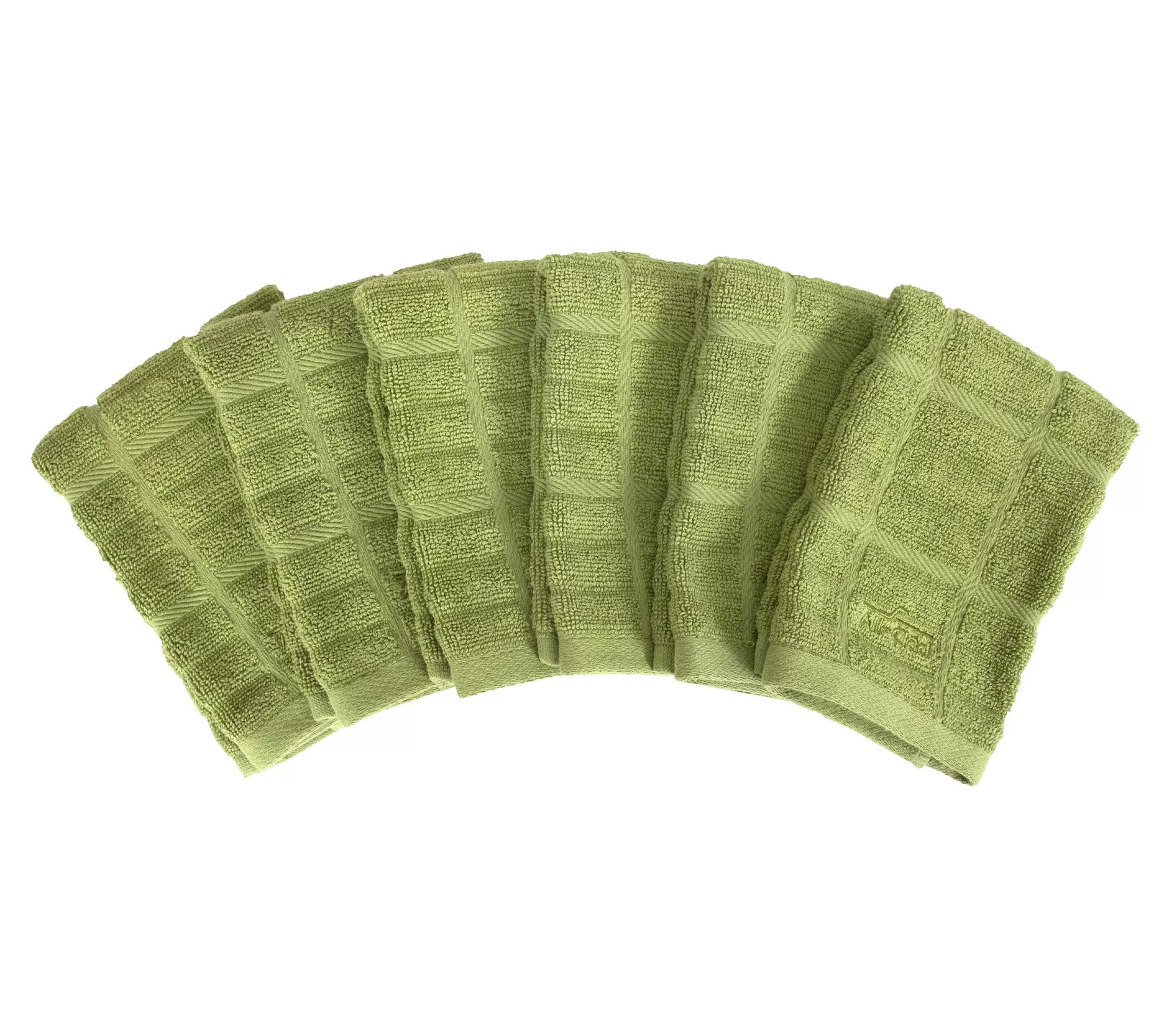 AllClad Set of Six Solid Woven Dish Cloths