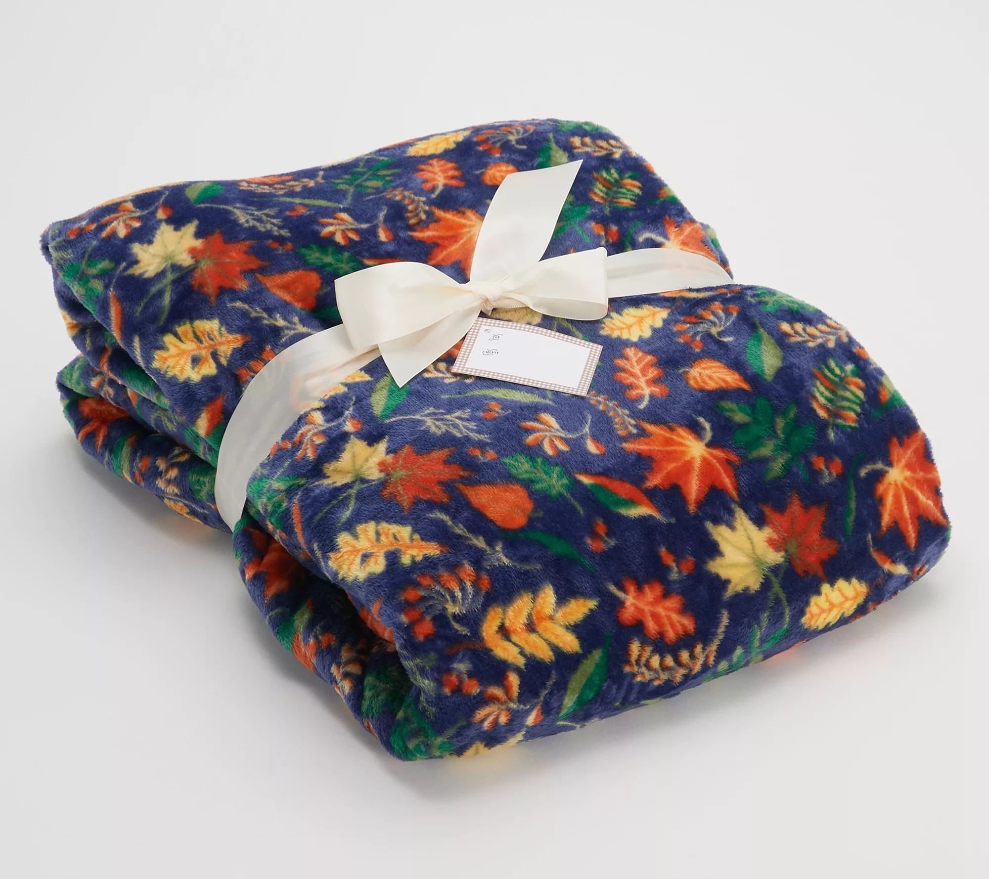 "As Is" Hay & Harvest 60" x 80" Halloween/ Harvest Oversized Throw