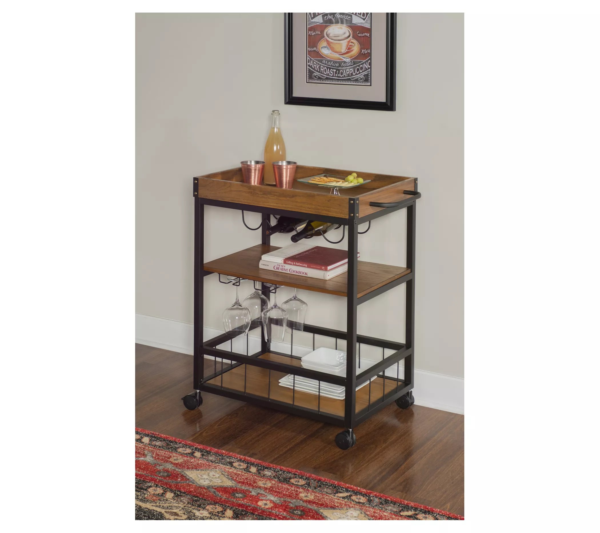 Linon Home Avery Kitchen Cart