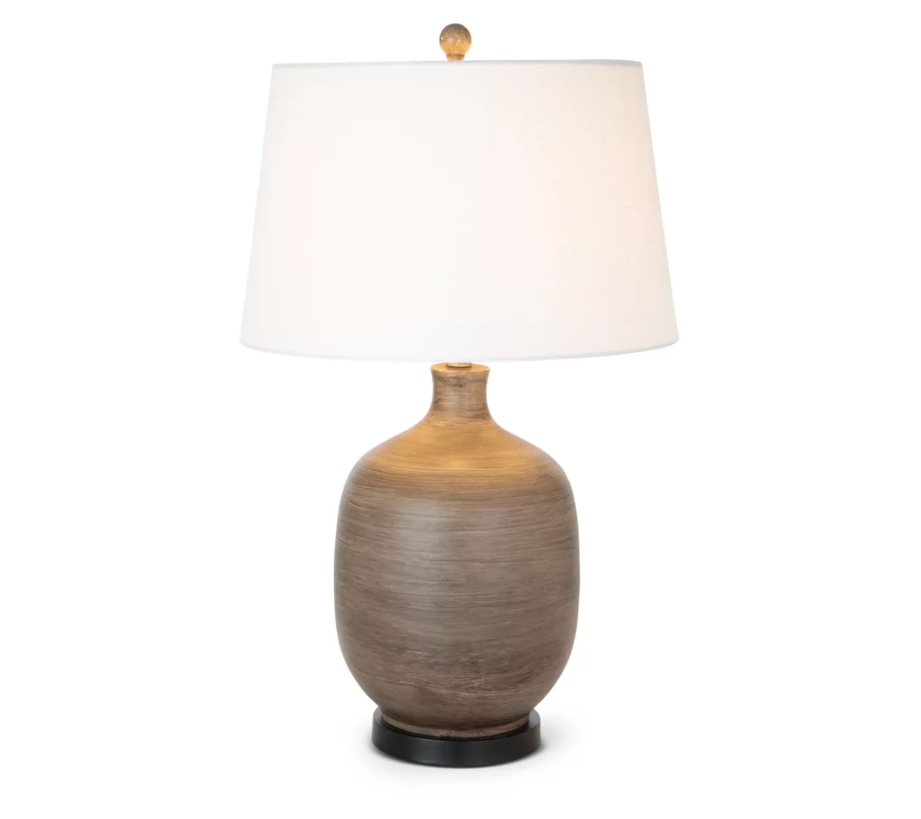 Set of 2 Brown Transitional Table Lamps