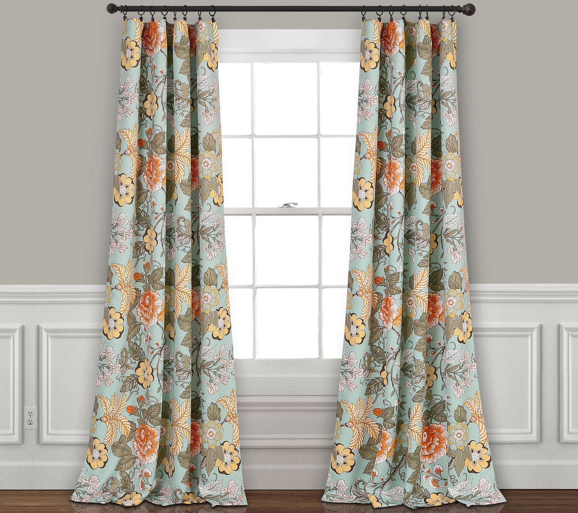 Sydney Set of 2 Room Darkening Window Panels byLush Decor