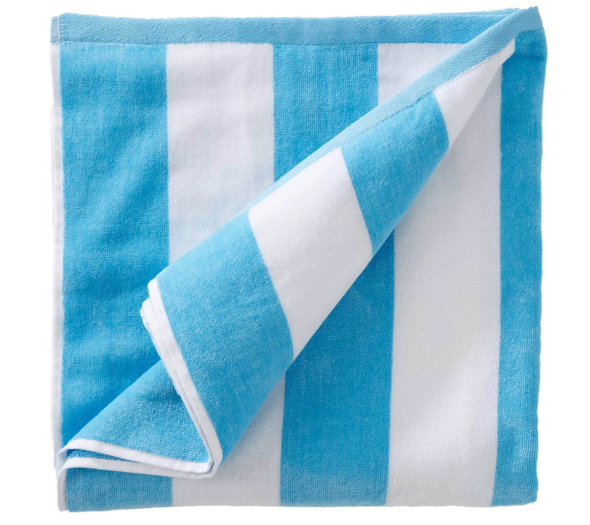 Great Bay Cabana Stripe 4Pack Velour Beach Towel