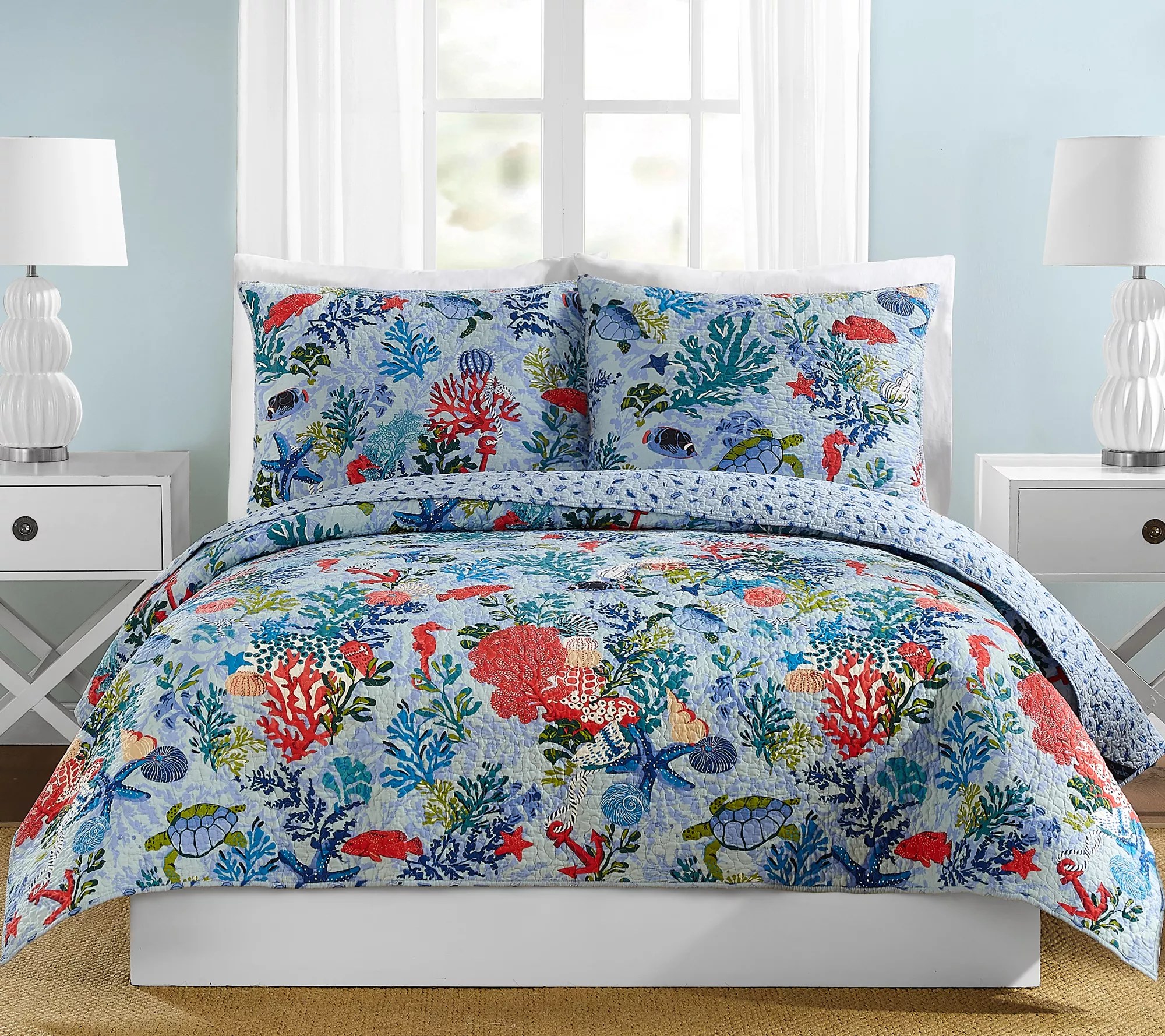 Vera Bradley Shore Thing Twin Quilt