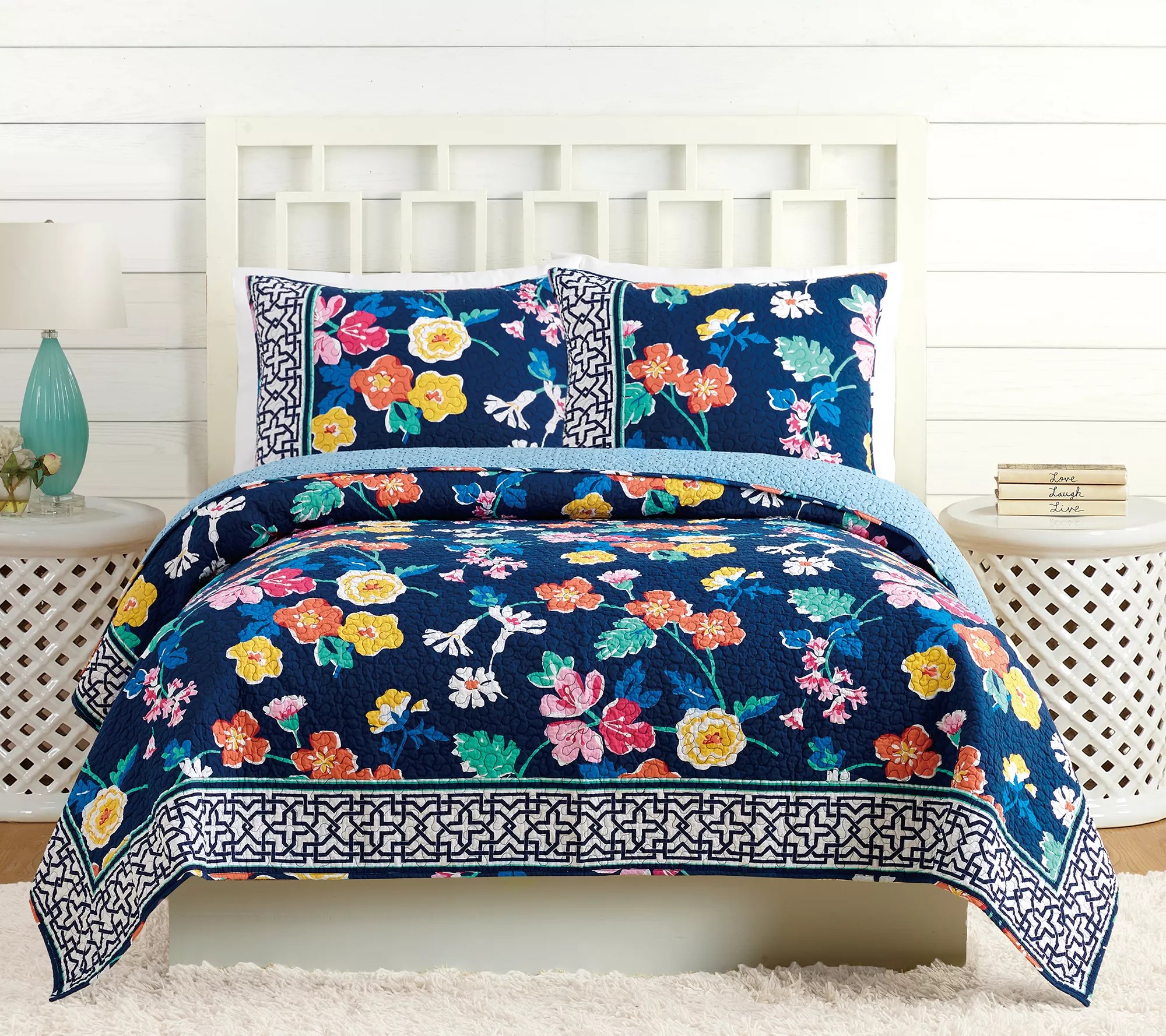 Vera Bradley Maybe Navy King Quilt