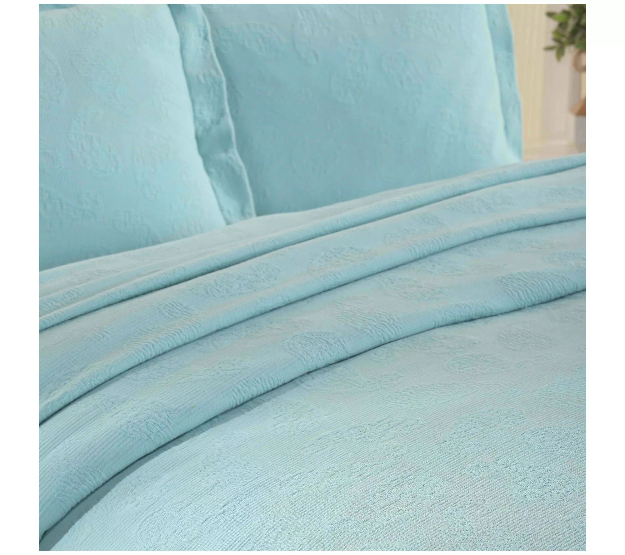 Superior Paisley Cotton Bedspread Set King