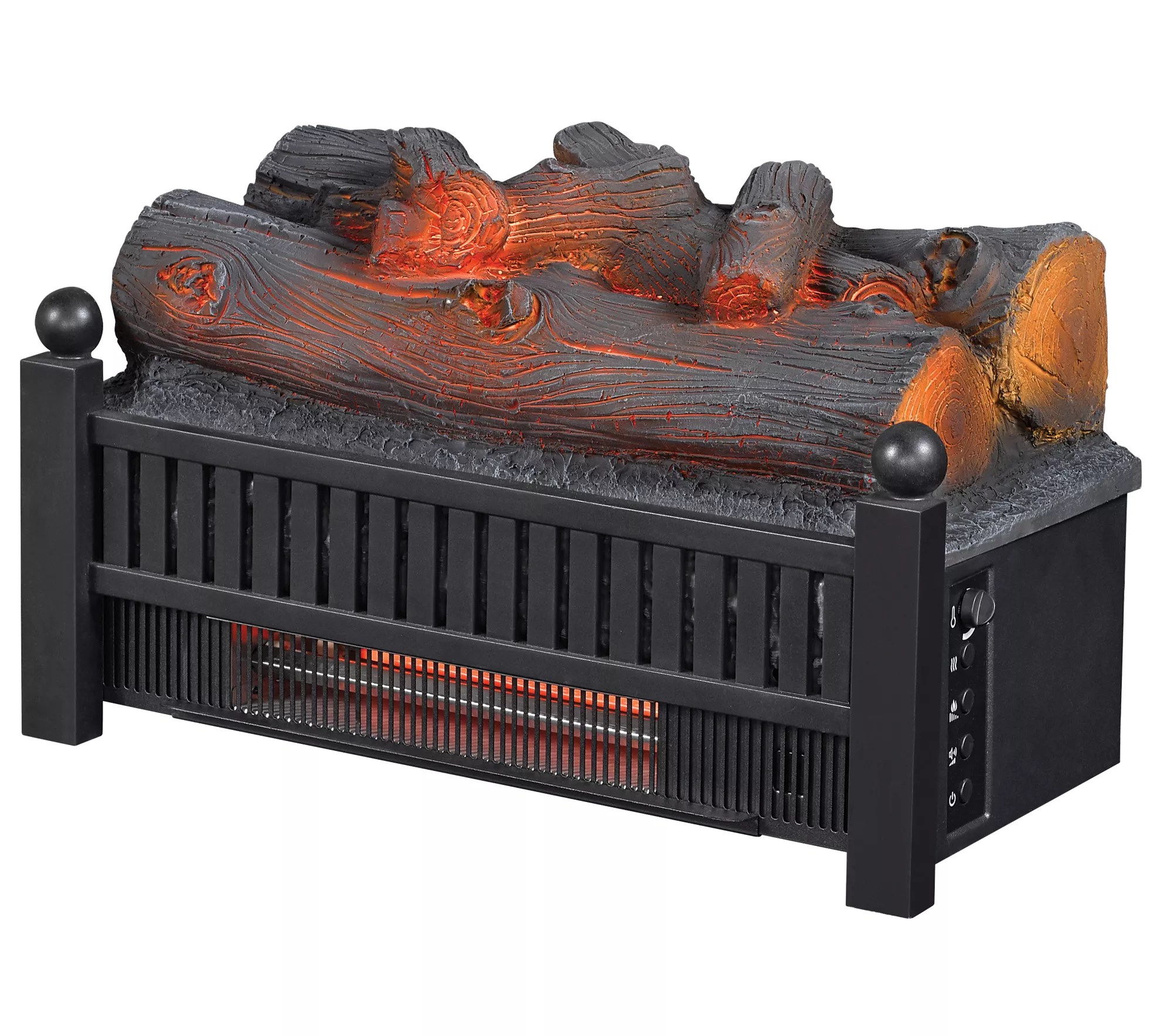 Duraflame Infrared Electric Juniper Log Heater w Crackle Sound