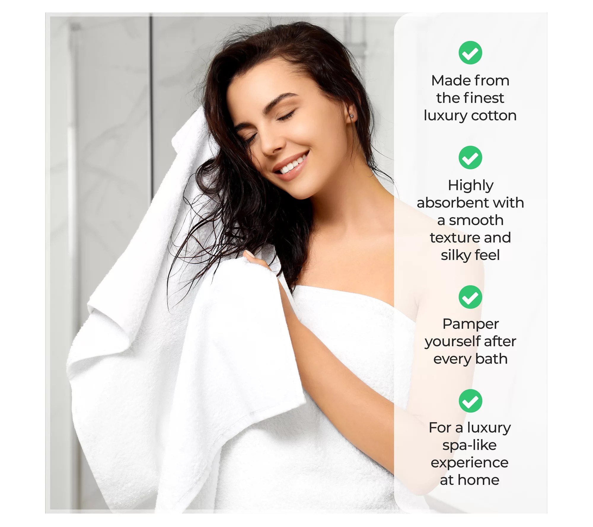 Superior Niles Egyptian Giza Cotton UltraPlush12PC Towel Set