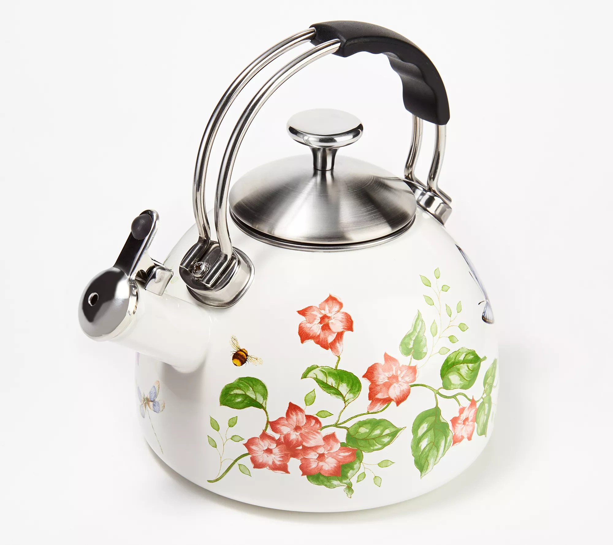 Lenox Butterfly Meadow Enamel on Steel Tea Kettle