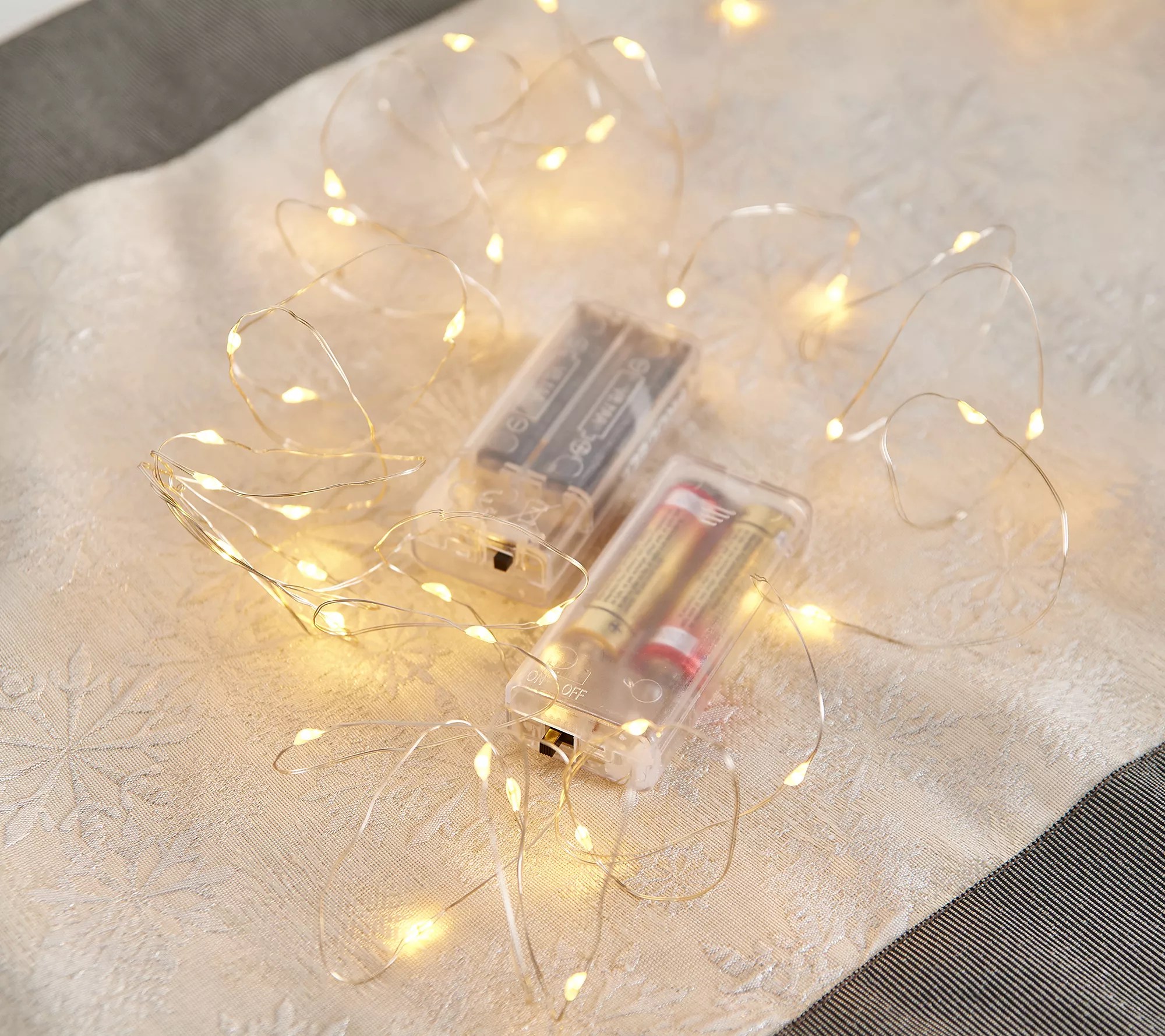 The St. John Set of (2) 5" Lanterns with Fairy Lights by Lauren McBride