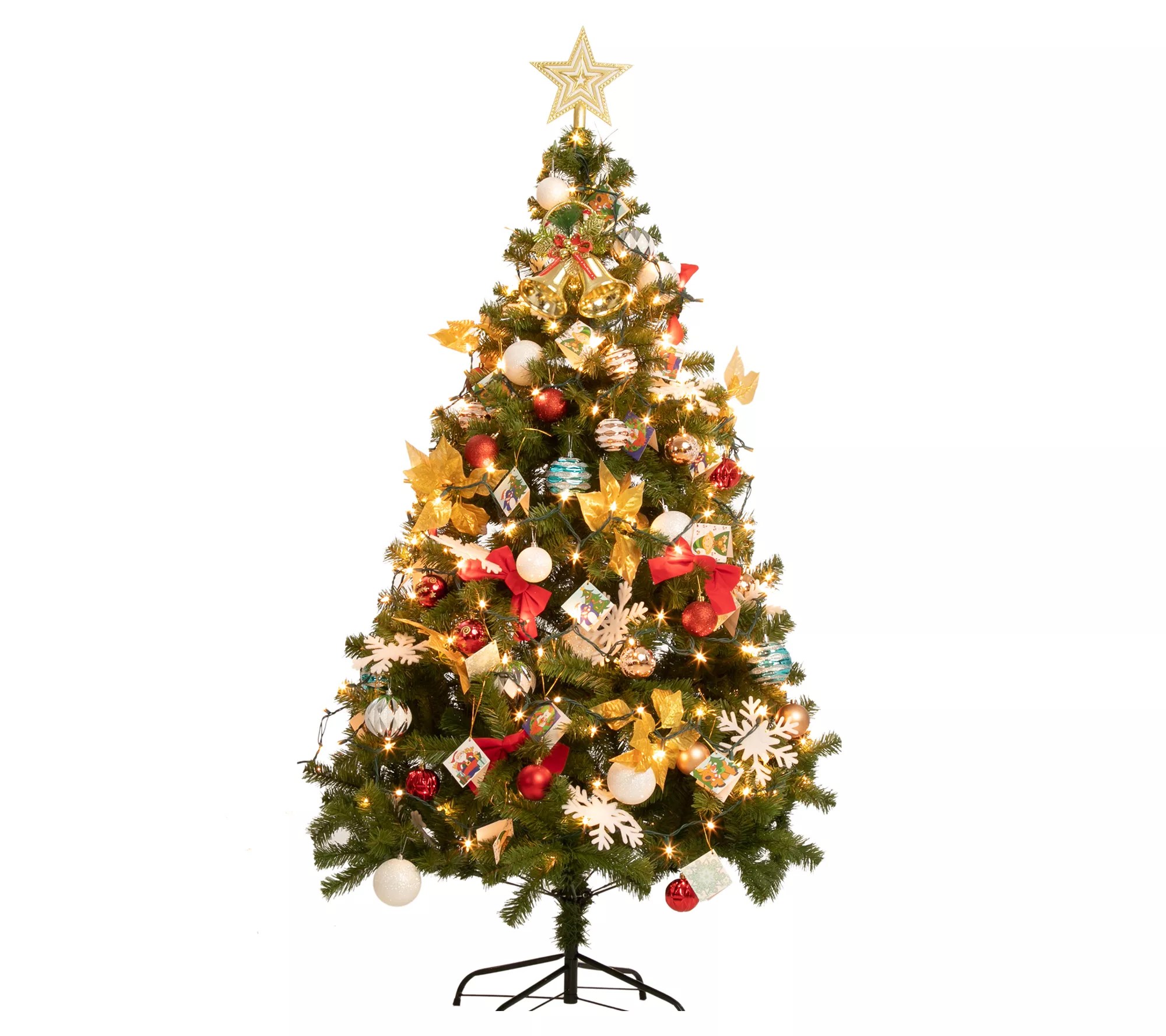 Joiedomi 6' Prelit Christmas Tree w/ DecorationKit