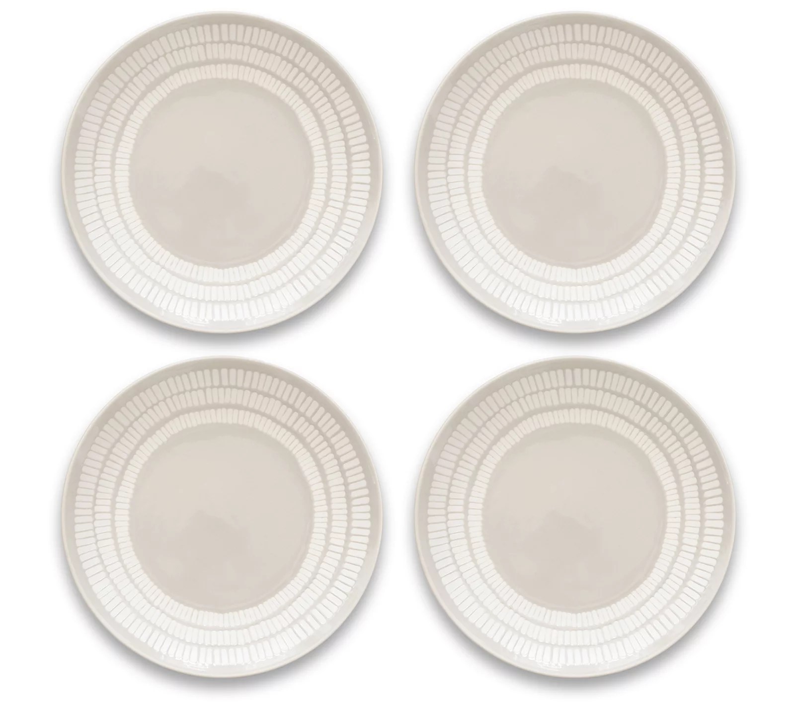 TarHong Dixon Ceramic Set of 4 Dinner Plates