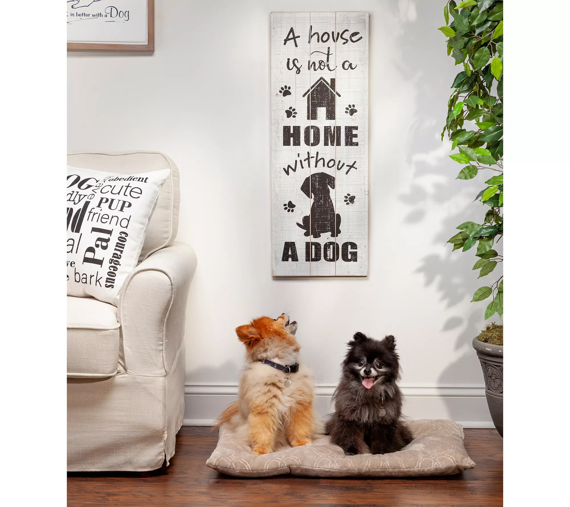 Set of 2 Dog Themed Wall Signs by Gerson Co.