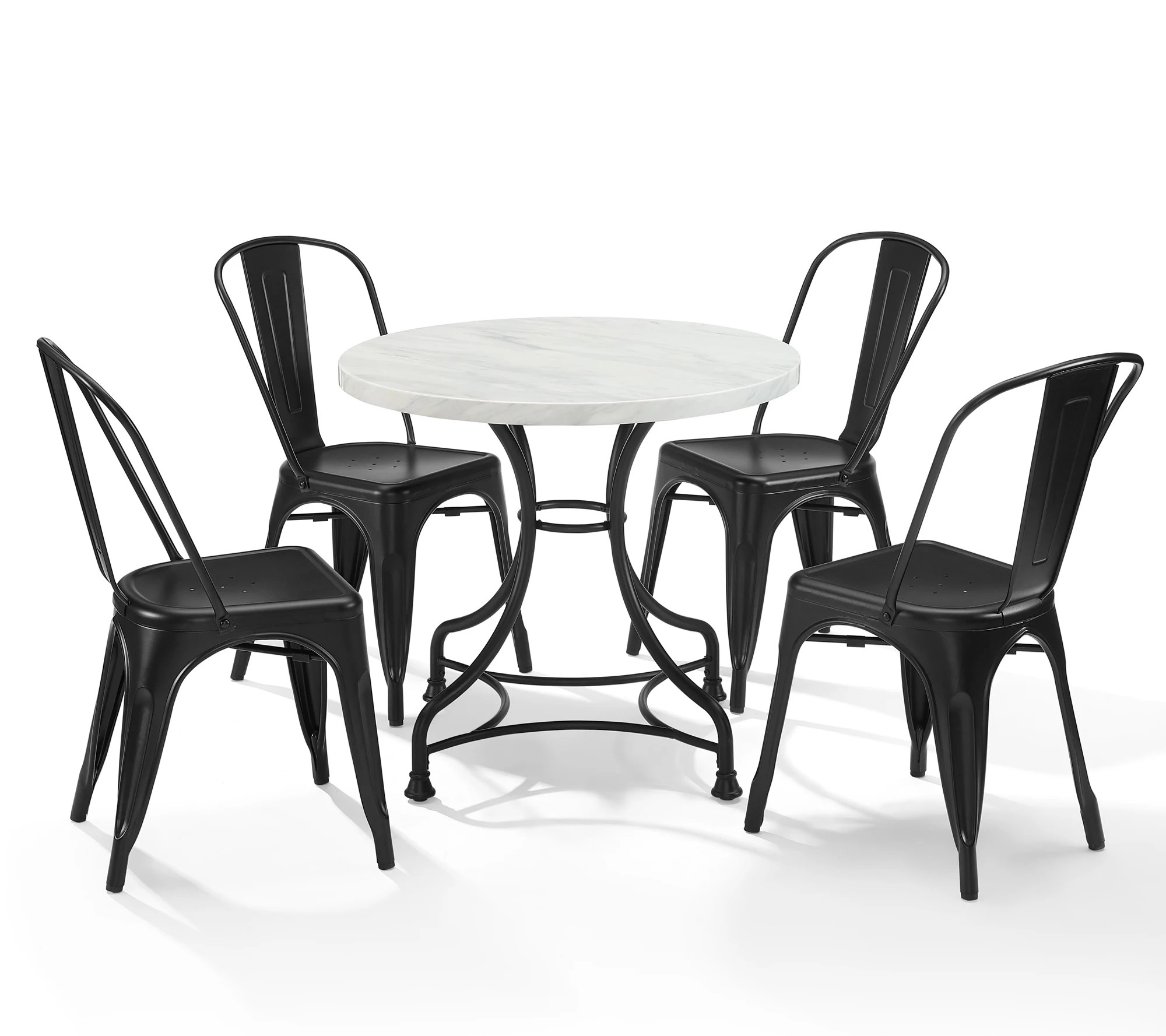 Madeleine 32" 5Pc Dining Set W/Amelia Chairs by Crosley