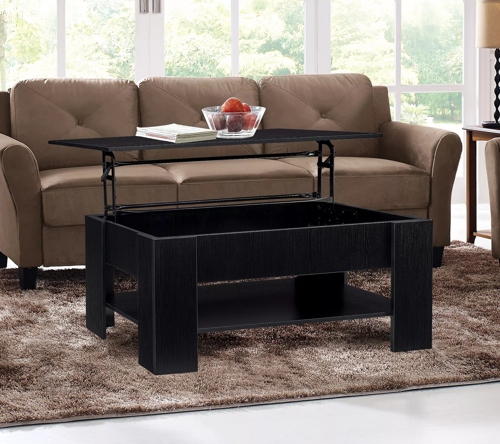 Lifestyle Solutions Casey Functional Coffee Table