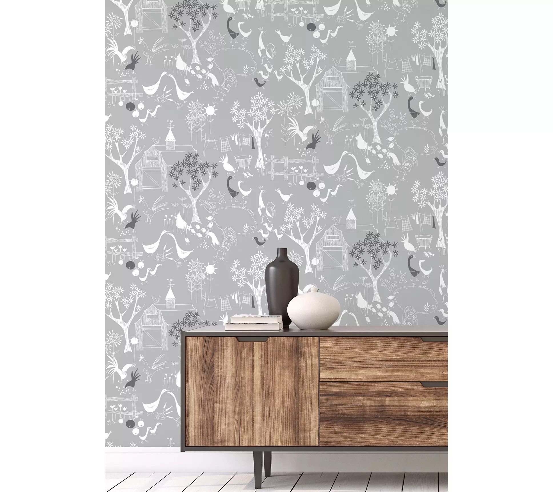 NextWall Rise and Shine Peel and Stick Wallpaper Roll