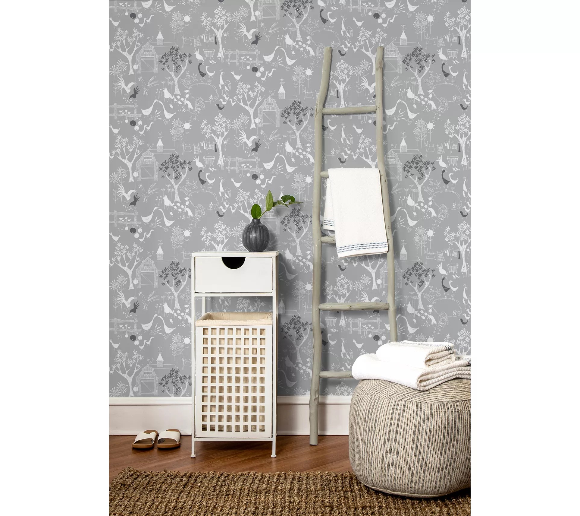 NextWall Rise and Shine Peel and Stick Wallpaper Roll