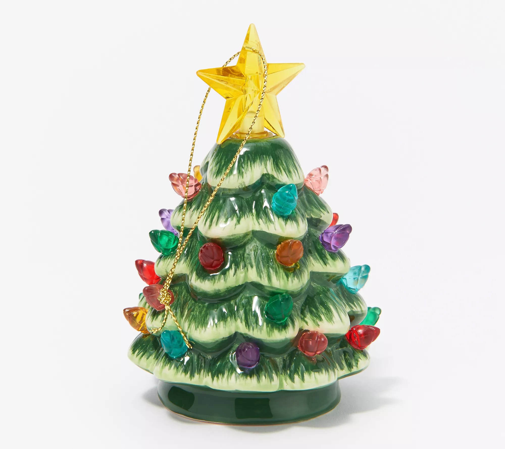Mr. Christmas Set of 5 4.5" Mini Nostalgic Trees with Bags