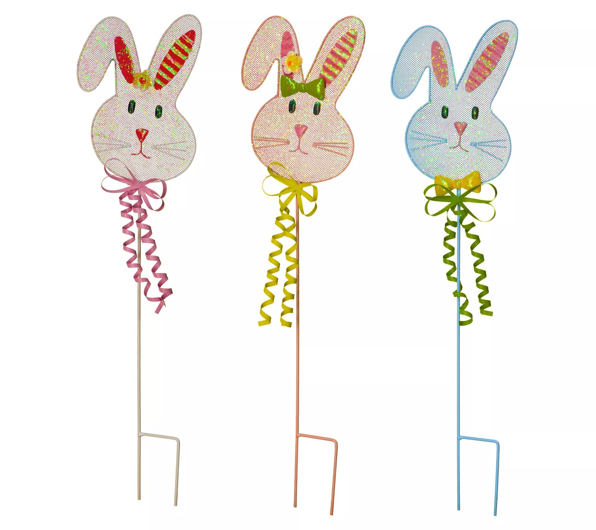 24" Easter Bunny Decor Set of 3