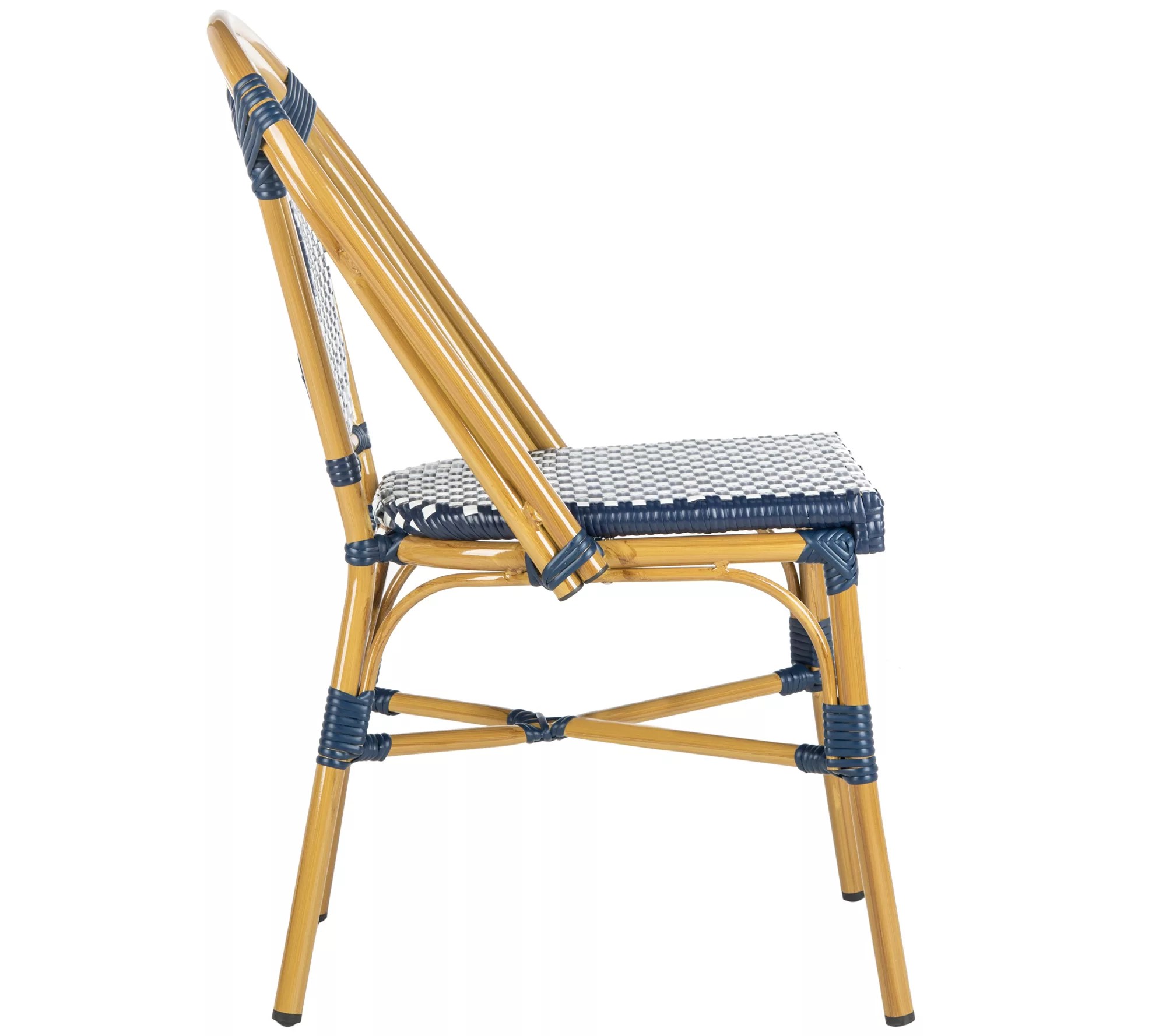 Lenda French Stackable Bistro Chair by Safavieh