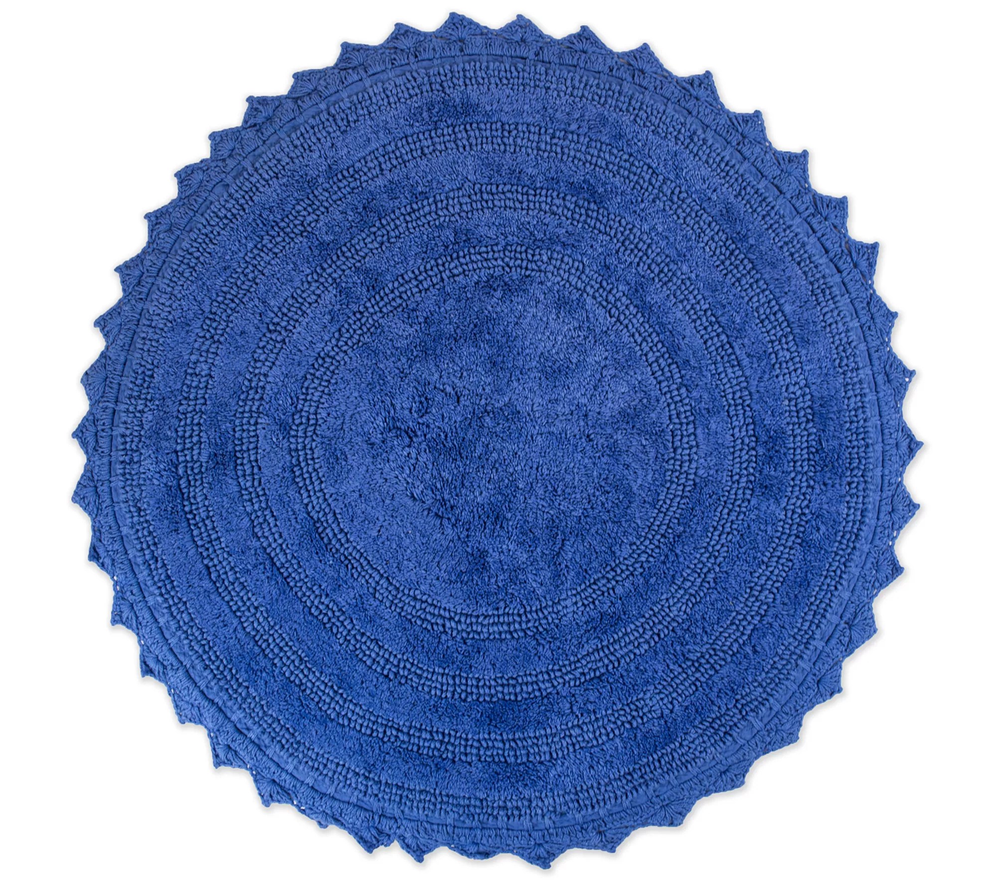 DII Round Crochet Bath Mat/Rug