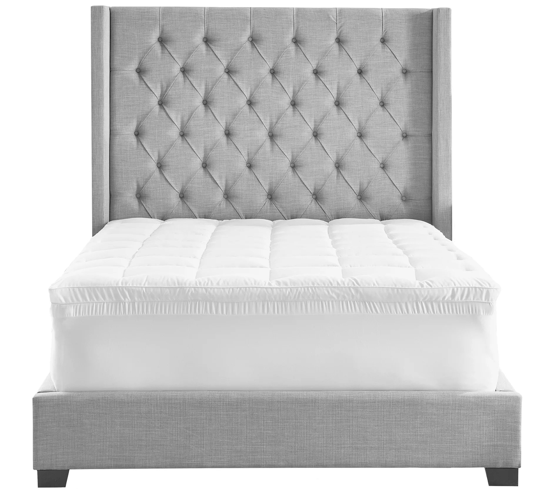 Home Reflections 4"Hybrid Memory Foam & Fiber Topper Full