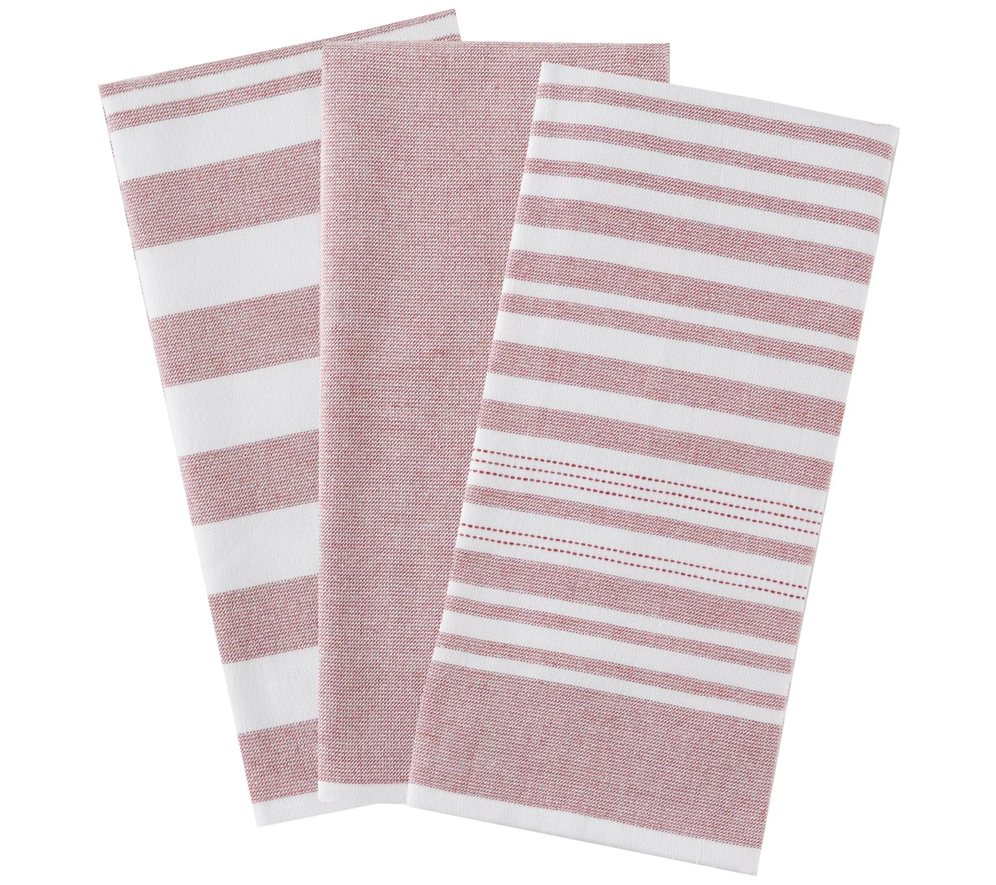 Design Imports French Terry Assorted Kitchen Towel Set/3