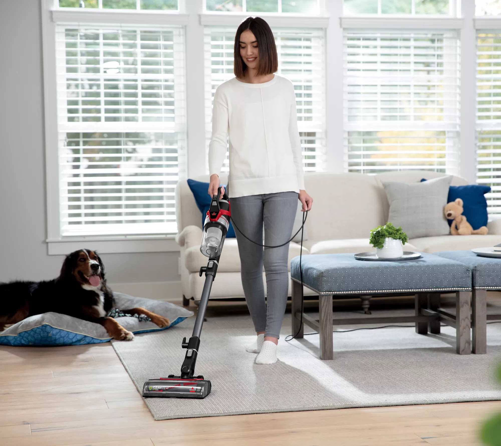BISSELL Cleanview Pet Slim Stick Corded Vacuum