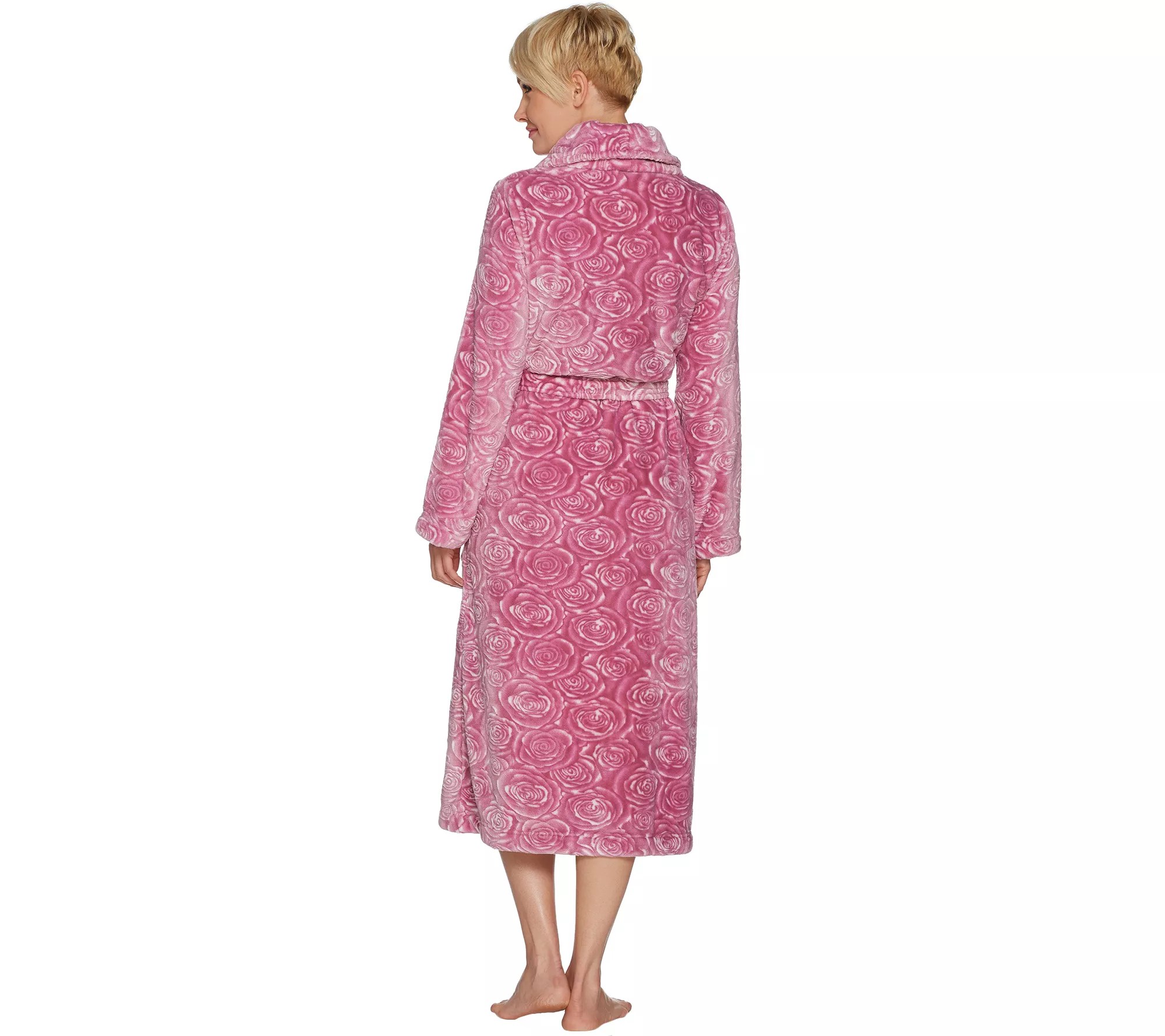 Casa ZetaJones Velvet Soft Signature Rose Robe