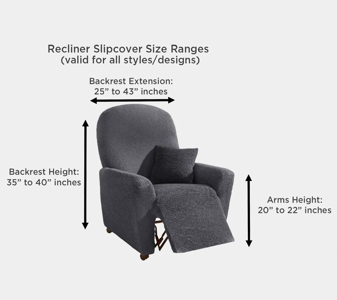 Paulato by Gaico Recliner Toscano Stretch Slipcover