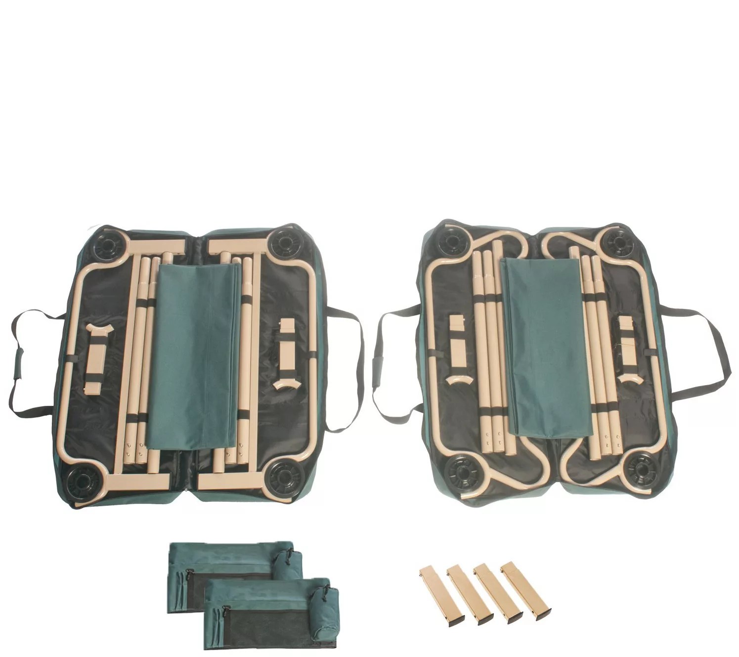 DiscOBed XL CamOBunk with Side Organizers &Leg Extensions