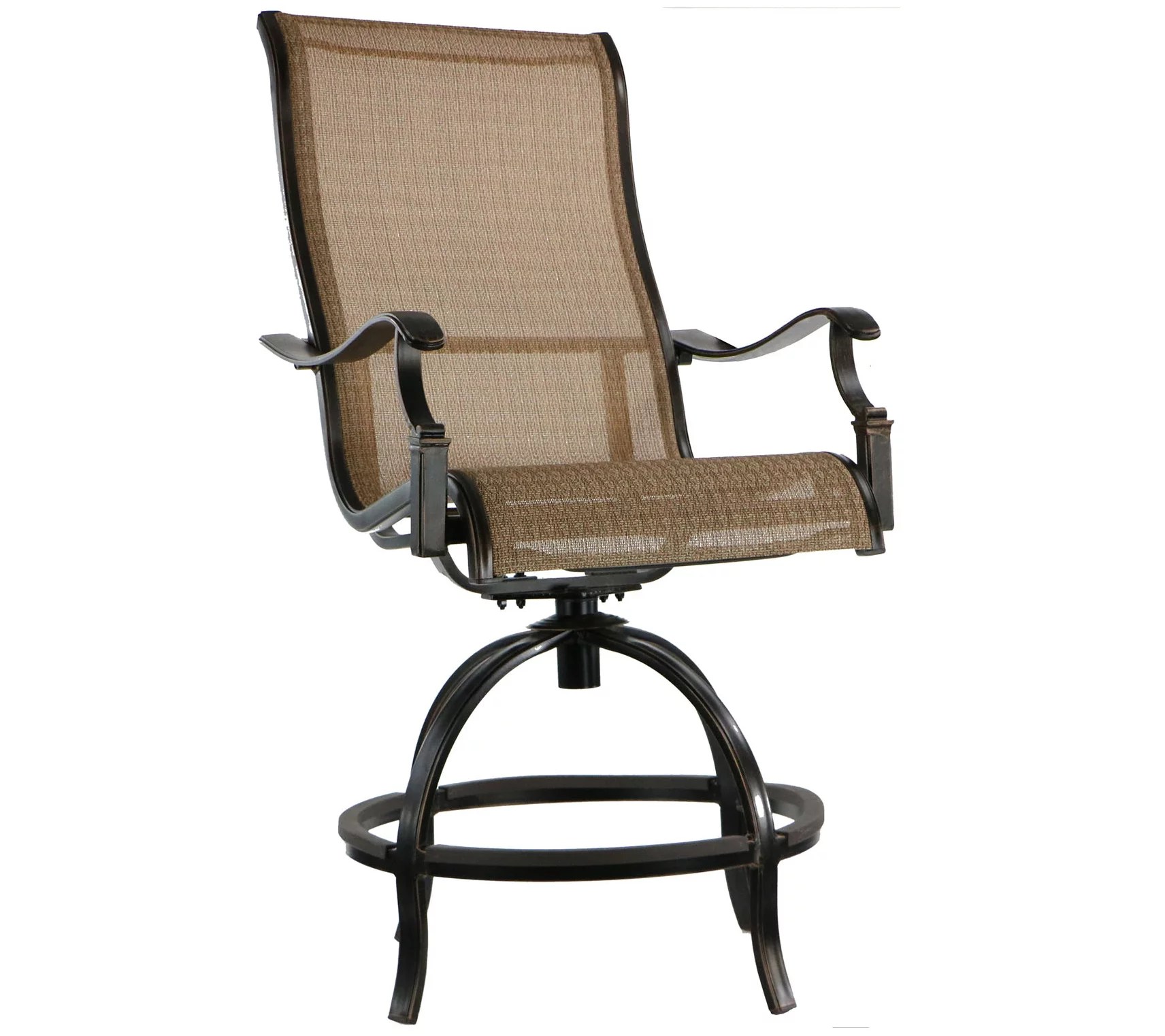 Hanover Manor 5pc HighDining Set w/ Swivel Chairs and Table