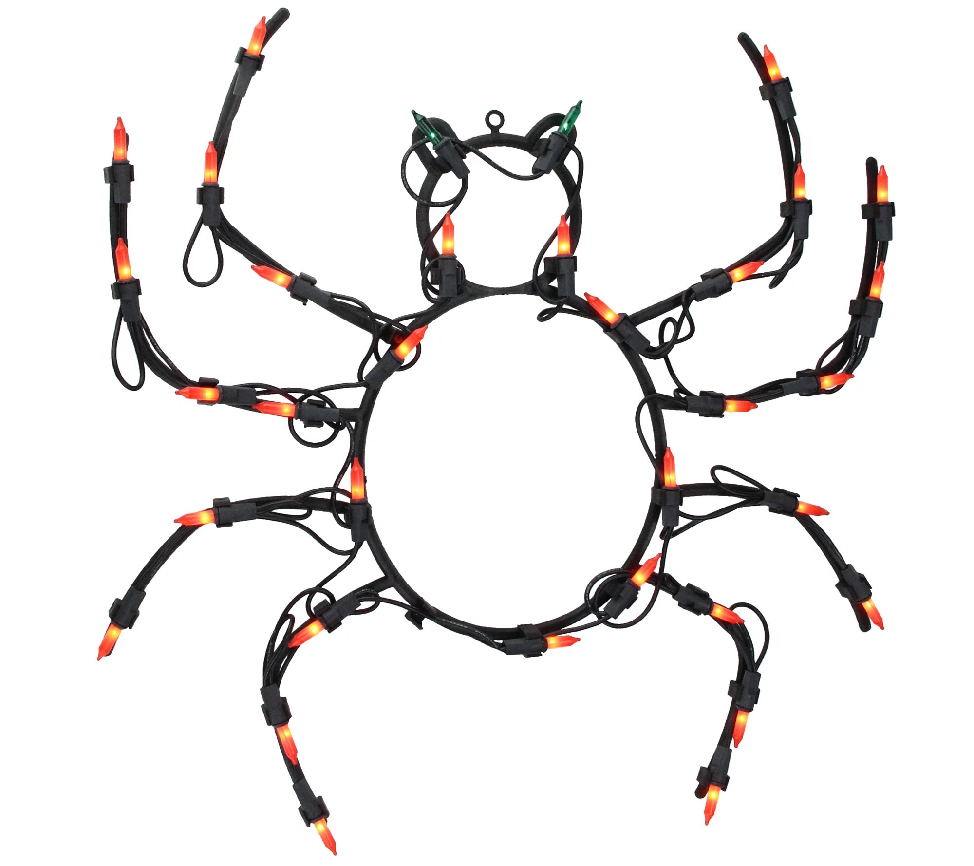 Northlight 15" Lighted Spider Halloween Window Decoration