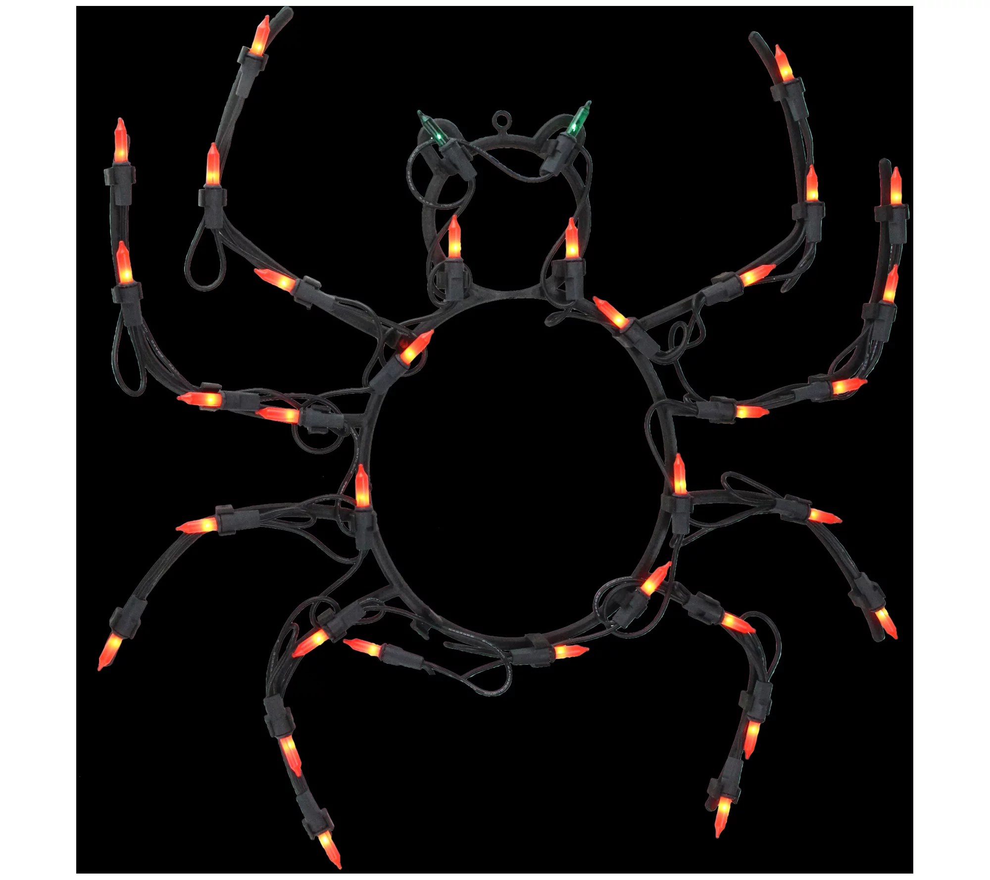 Northlight 15" Lighted Spider Halloween Window Decoration