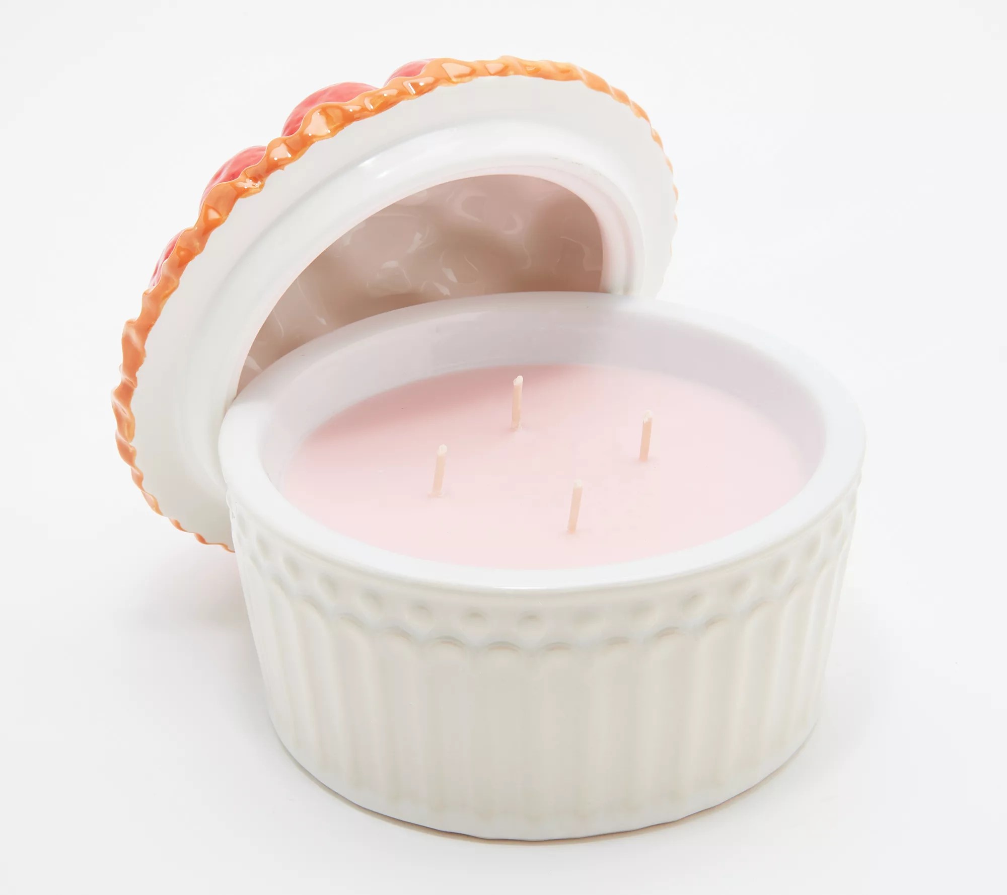 HomeWorx by Harry Slatkin Strawberry Fruit Pie Candle
