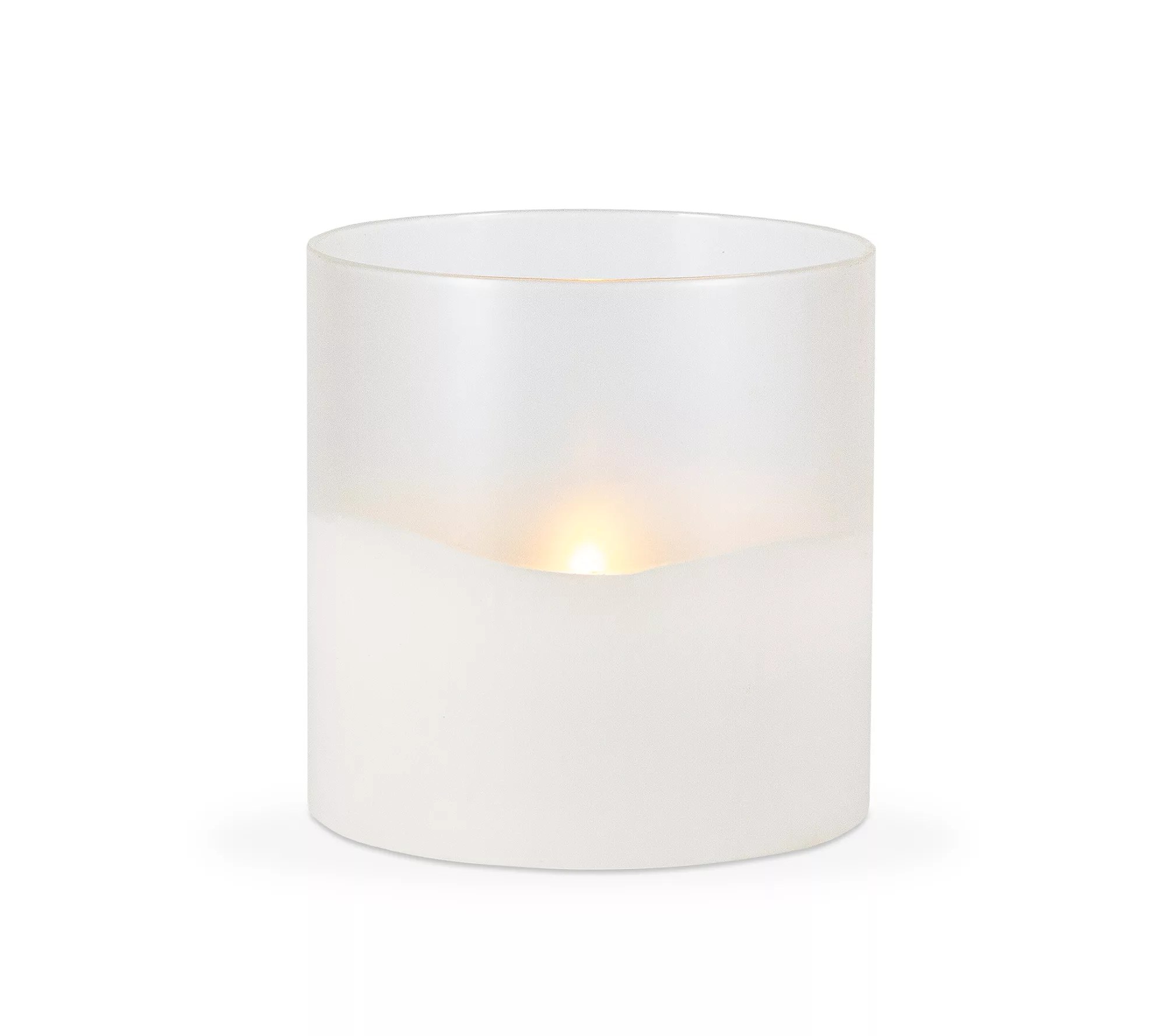 6" x 6" Wax LED Candle by Gerson Co.