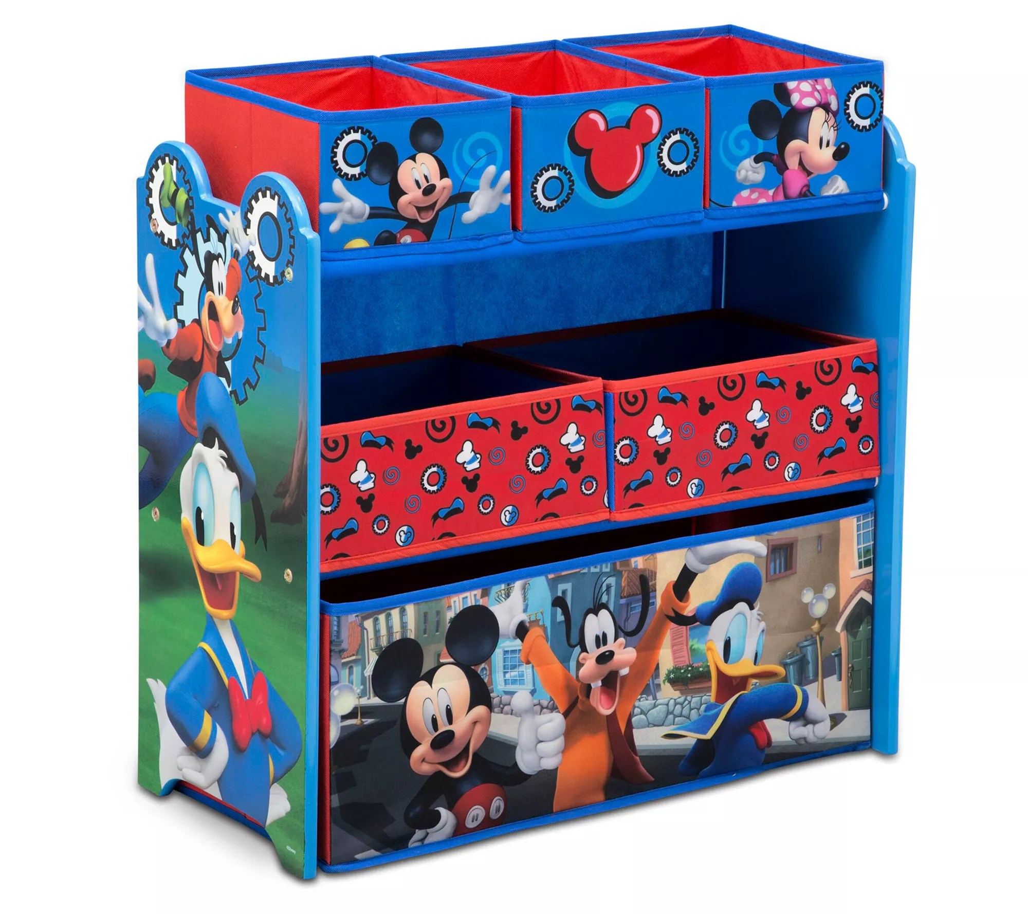 Disney Mickey Mouse 6 Bin Toy Organizer by Delta Children