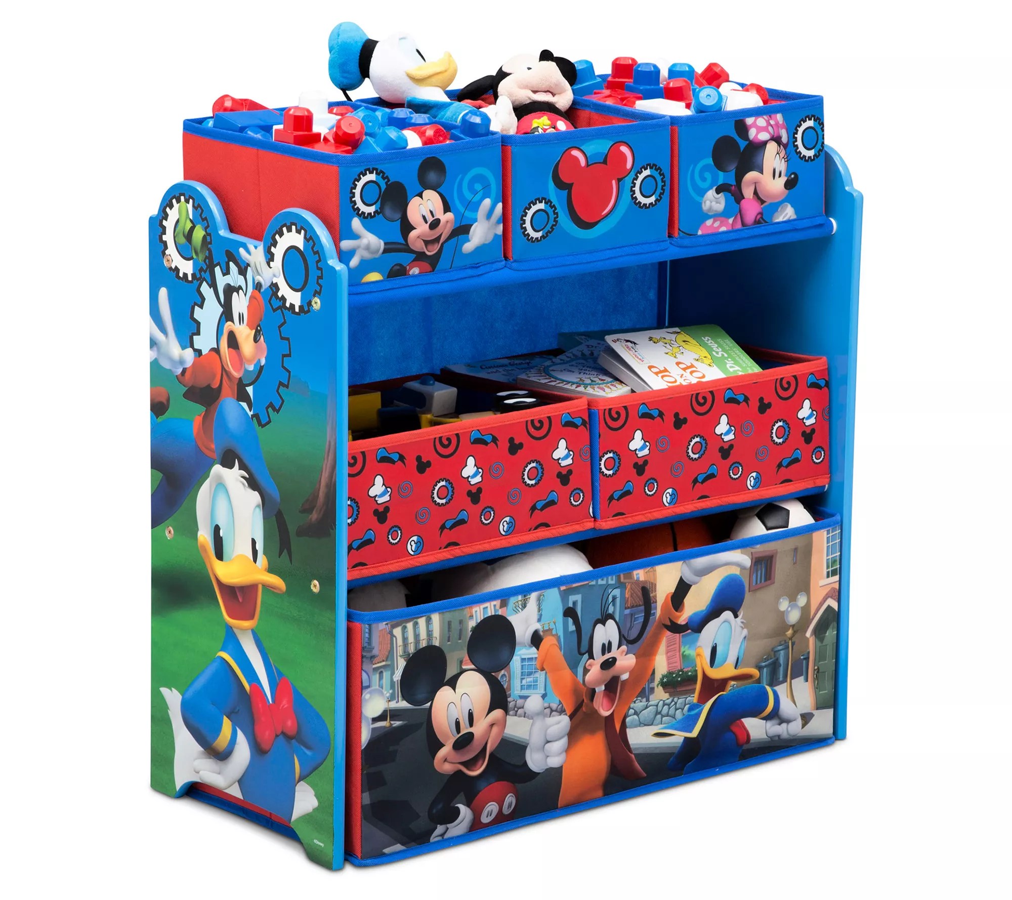 Disney Mickey Mouse 6 Bin Toy Organizer byDelta Children