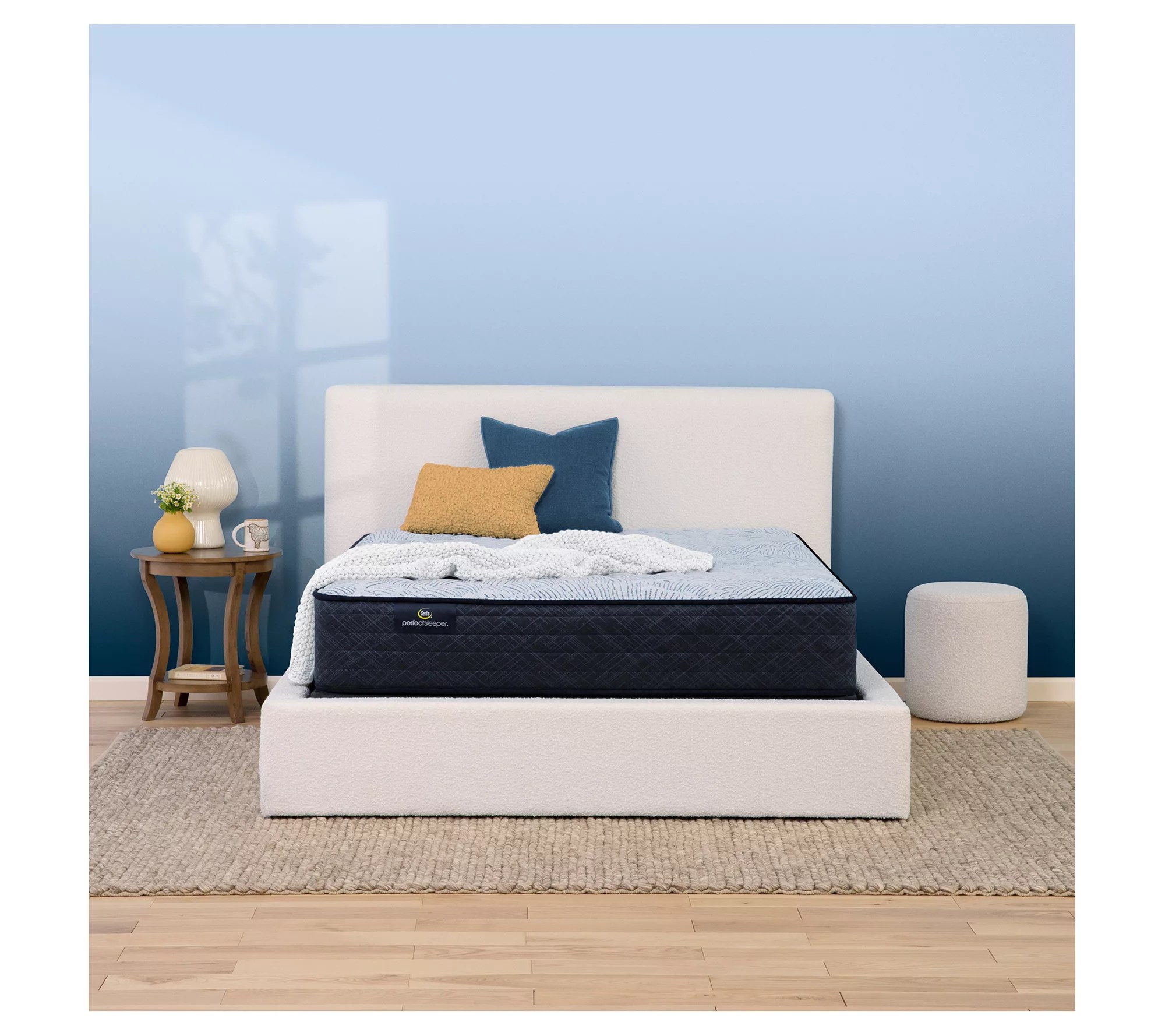 Serta Blue Lagoon Nights 12" Firm Mattress SetQueen