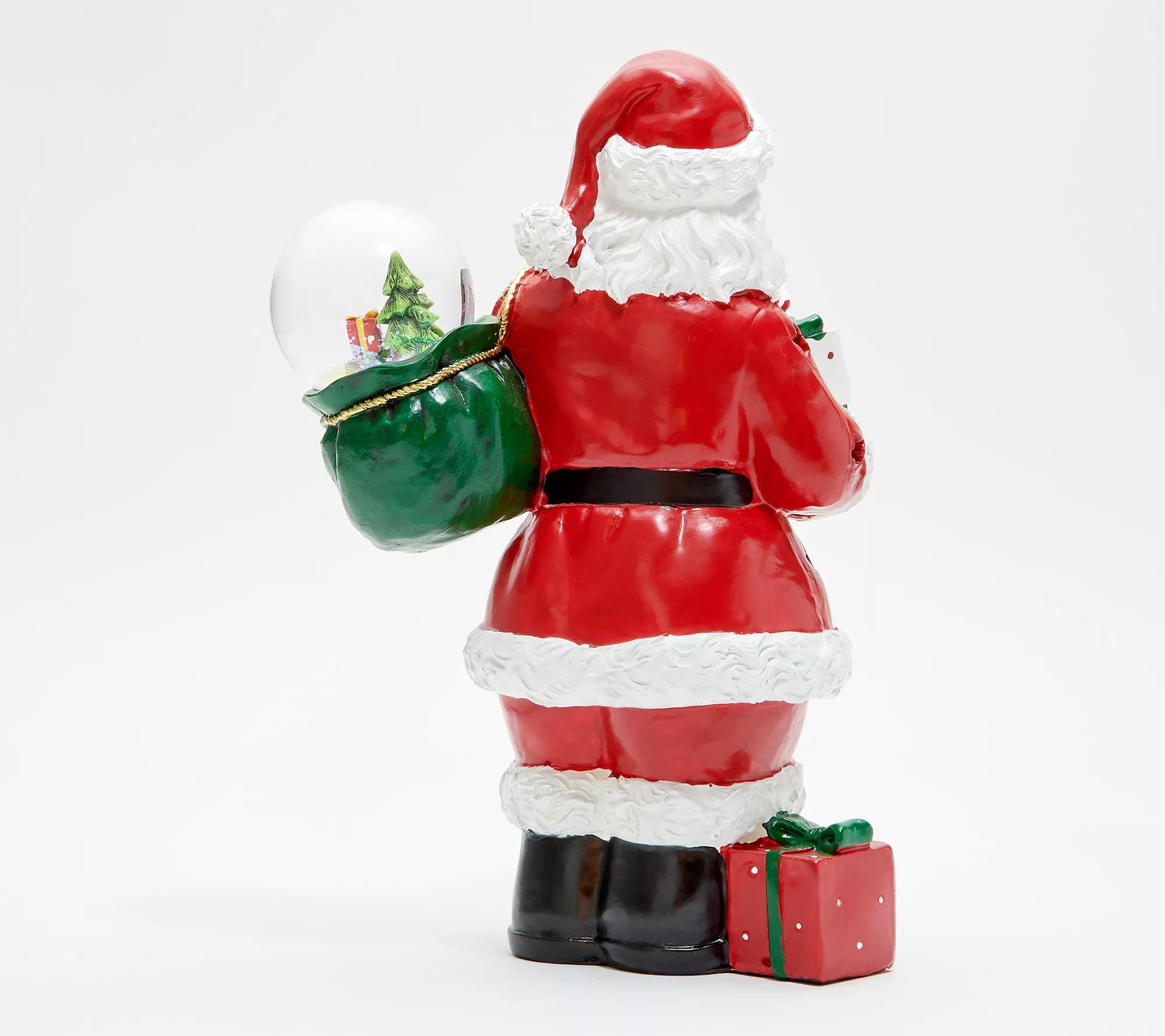 Lightscapes Illuminated Santa with Real Snow Globe