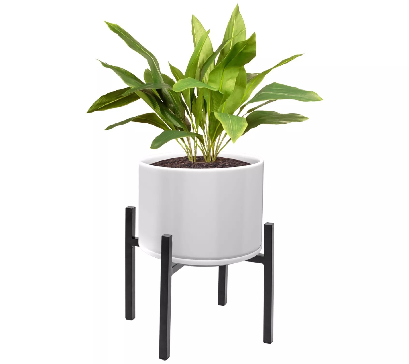 Sorbus Plant Stand Flower Pot Holder Black 14"